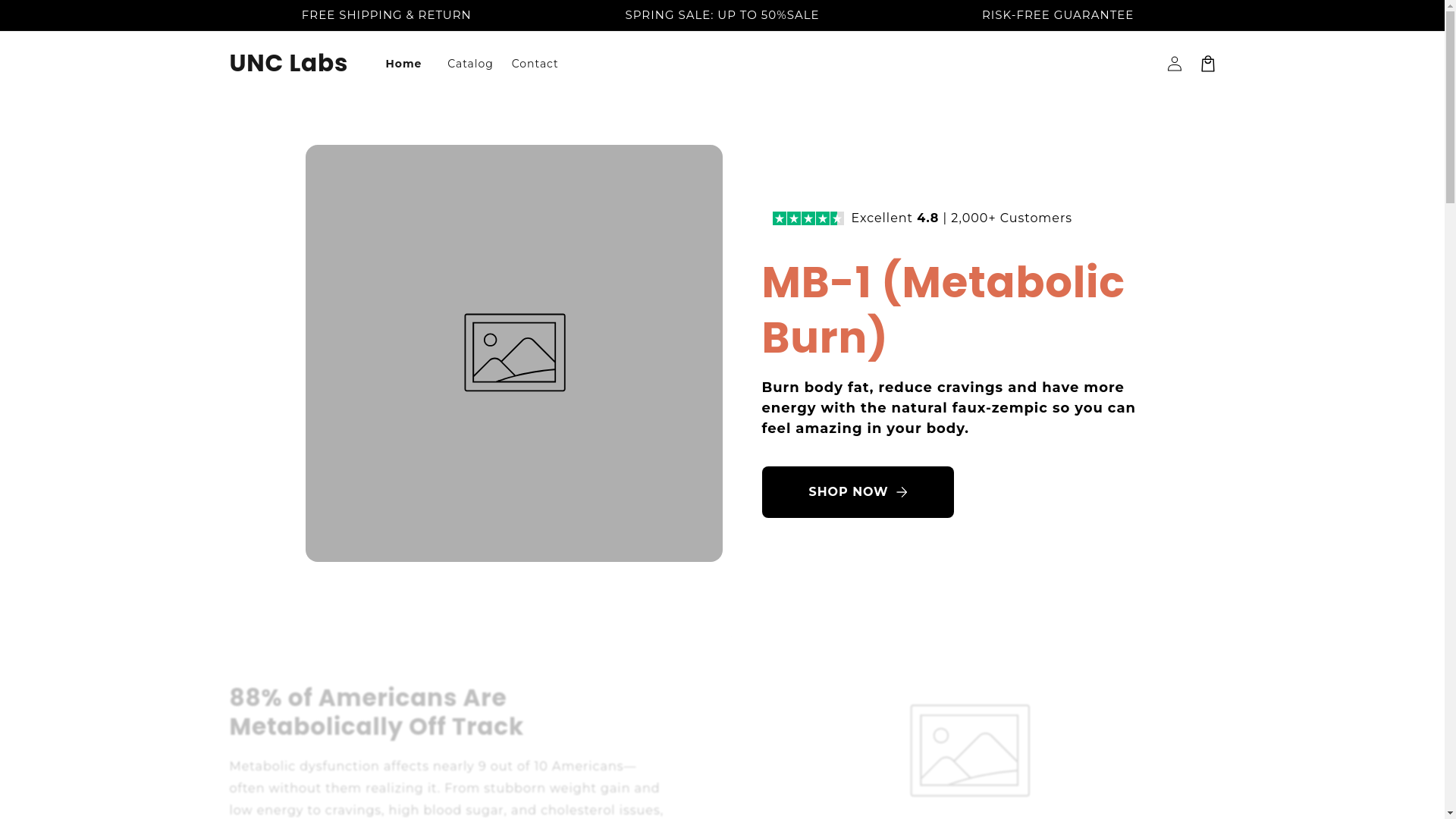 website screenshot of https://buyunclabsusa.com/