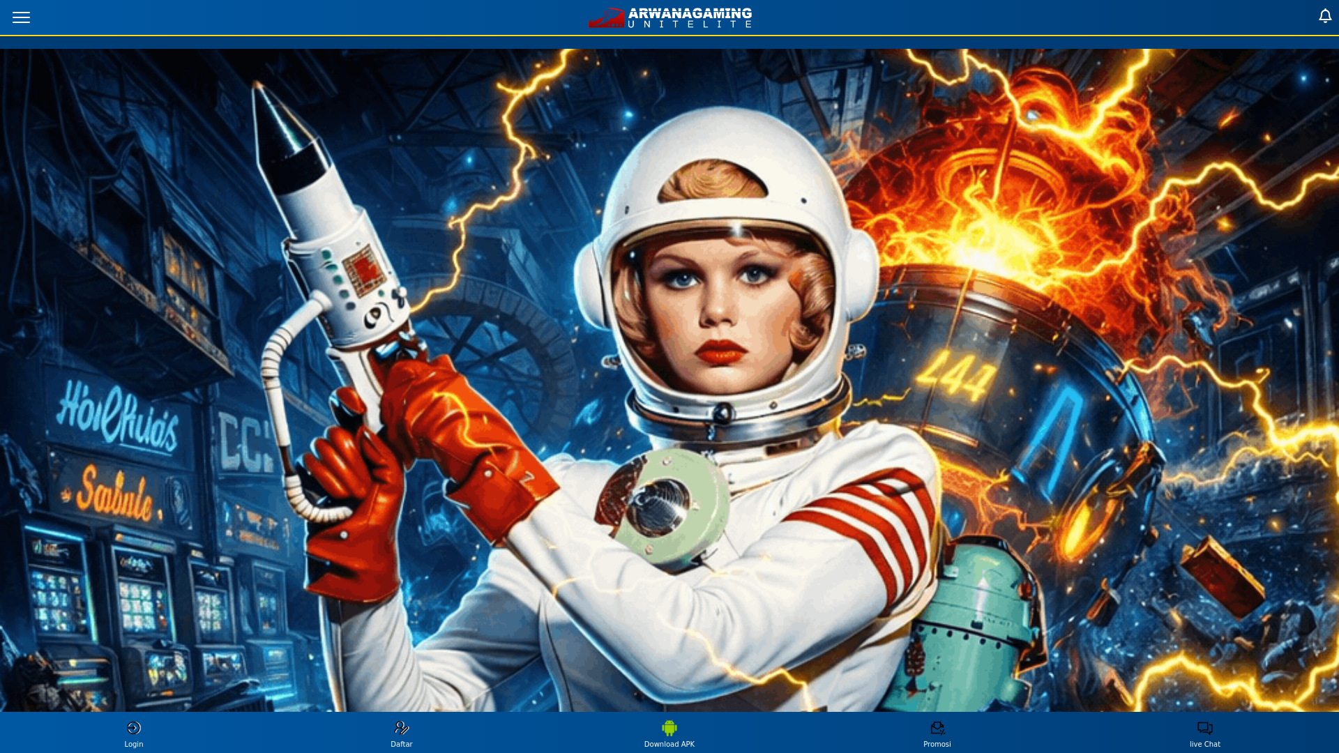 website screenshot of https://arwanagaming-promo.pages.dev/