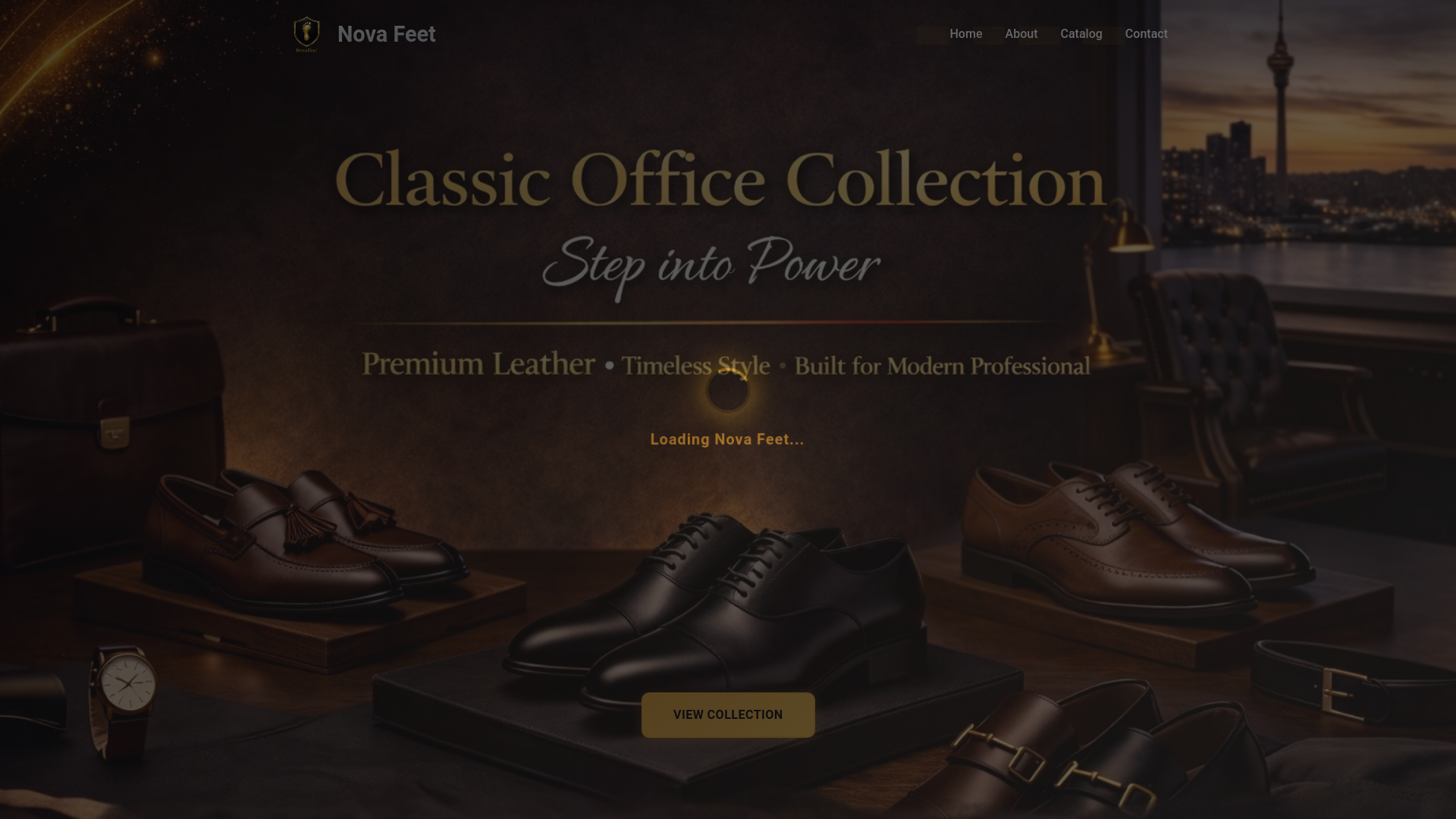 website screenshot of https://novafeet.co.nz/