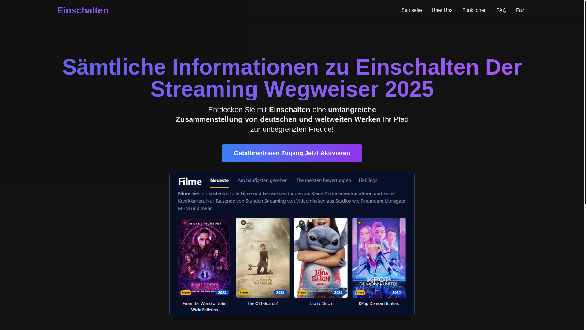 website screenshot of https://einschalten-qiel.pages.dev/