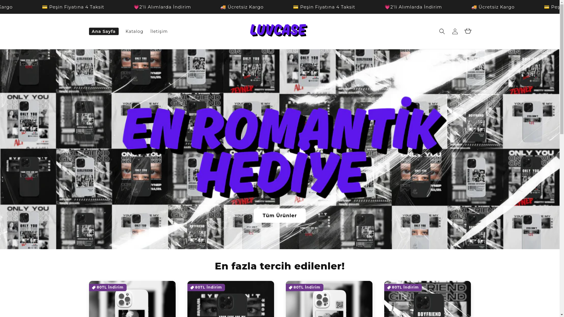 website screenshot of https://luvcase.com.tr/
