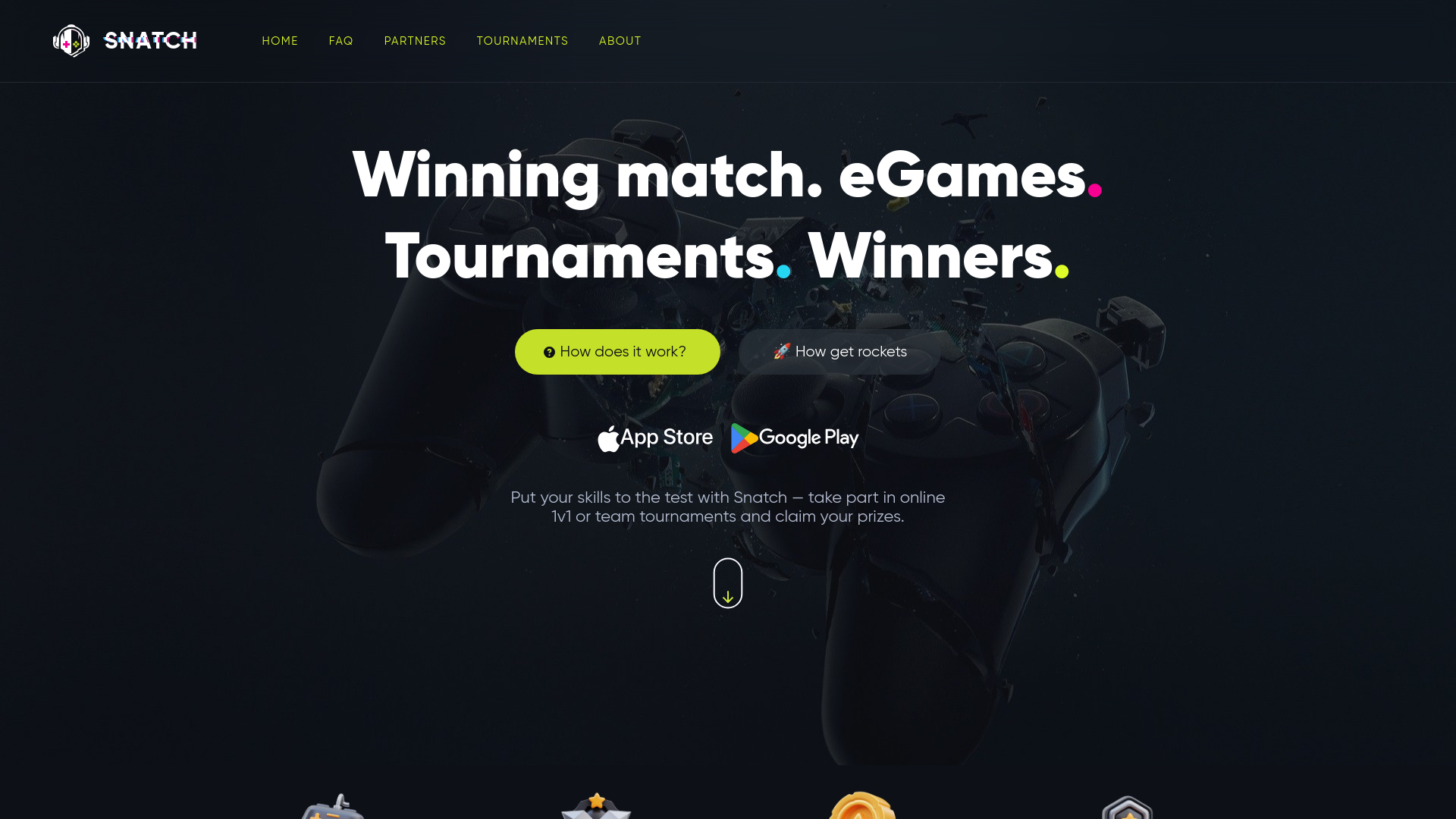 website screenshot of https://snatch.pages.dev/