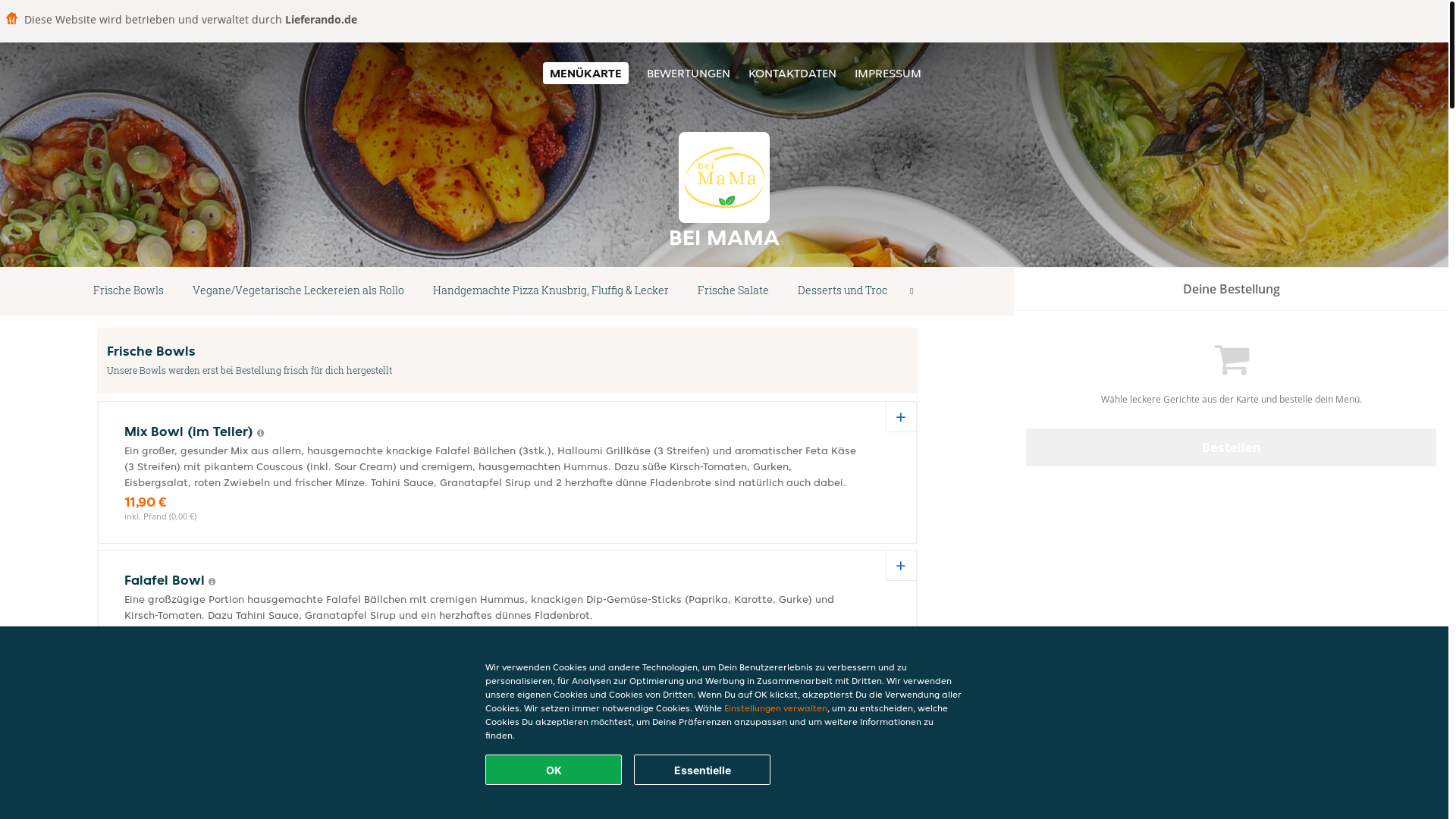 website screenshot of https://beimama-heide.de/