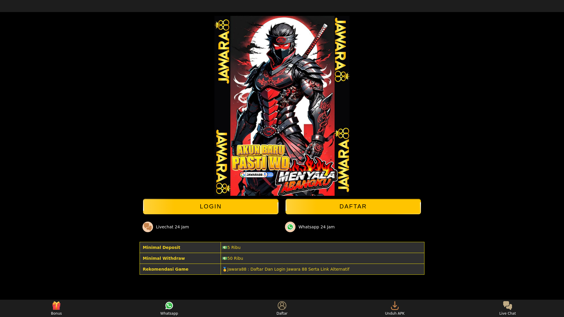 website screenshot of https://sudahpastisultan.pages.dev/