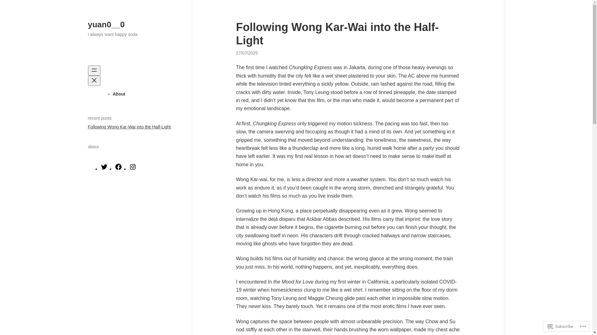 website screenshot of https://yuan0.blog/