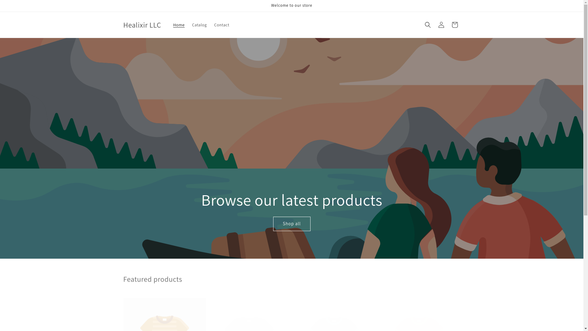 website screenshot of https://tryhealixir.com/
