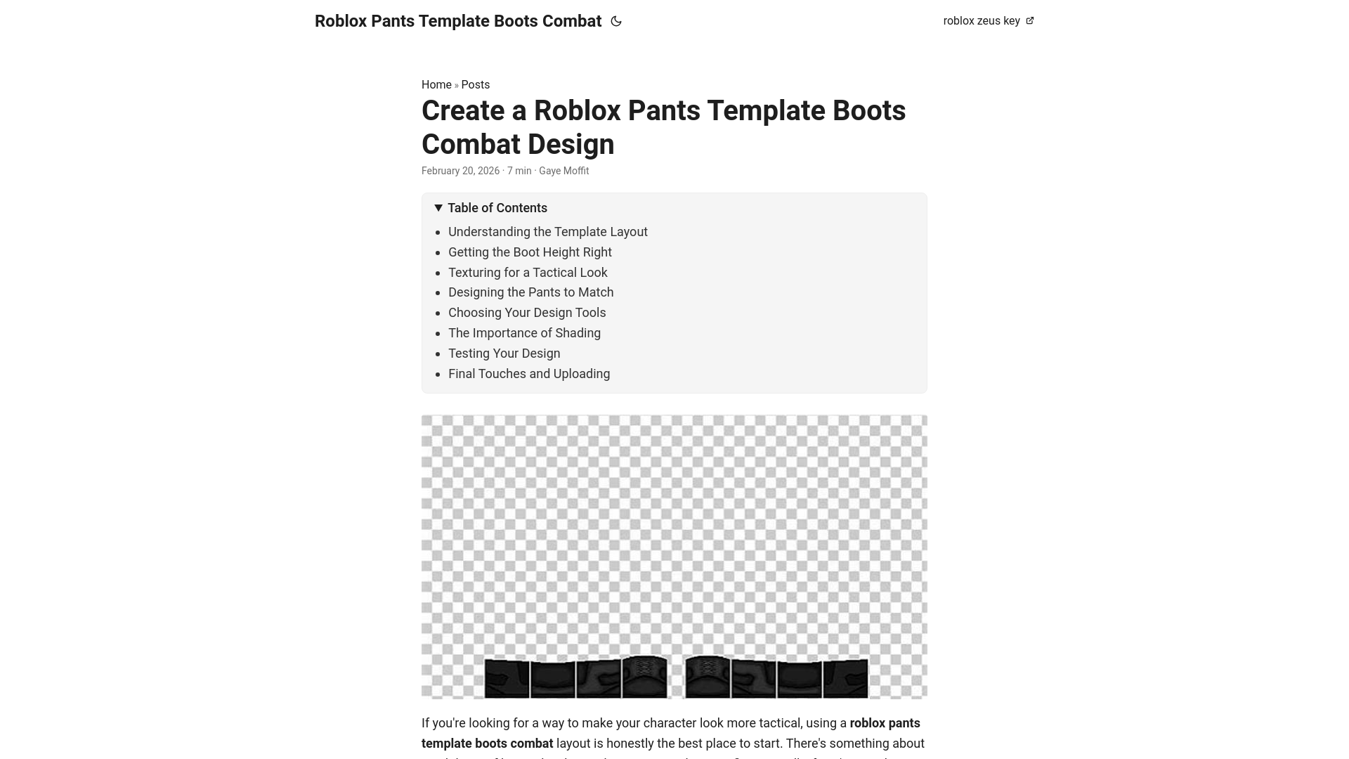 website screenshot of https://roblox-pants-template-boots-combat.pages.dev/