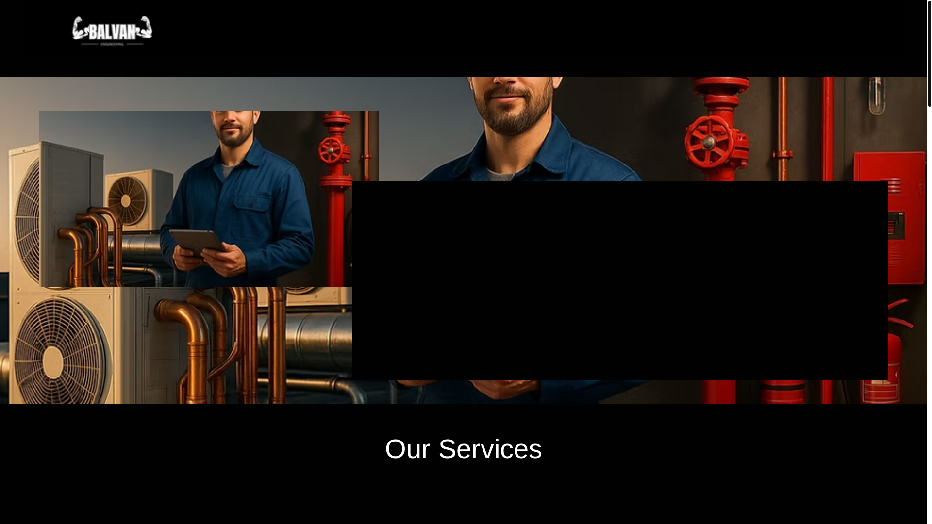 website screenshot of https://balvanengineering.com/