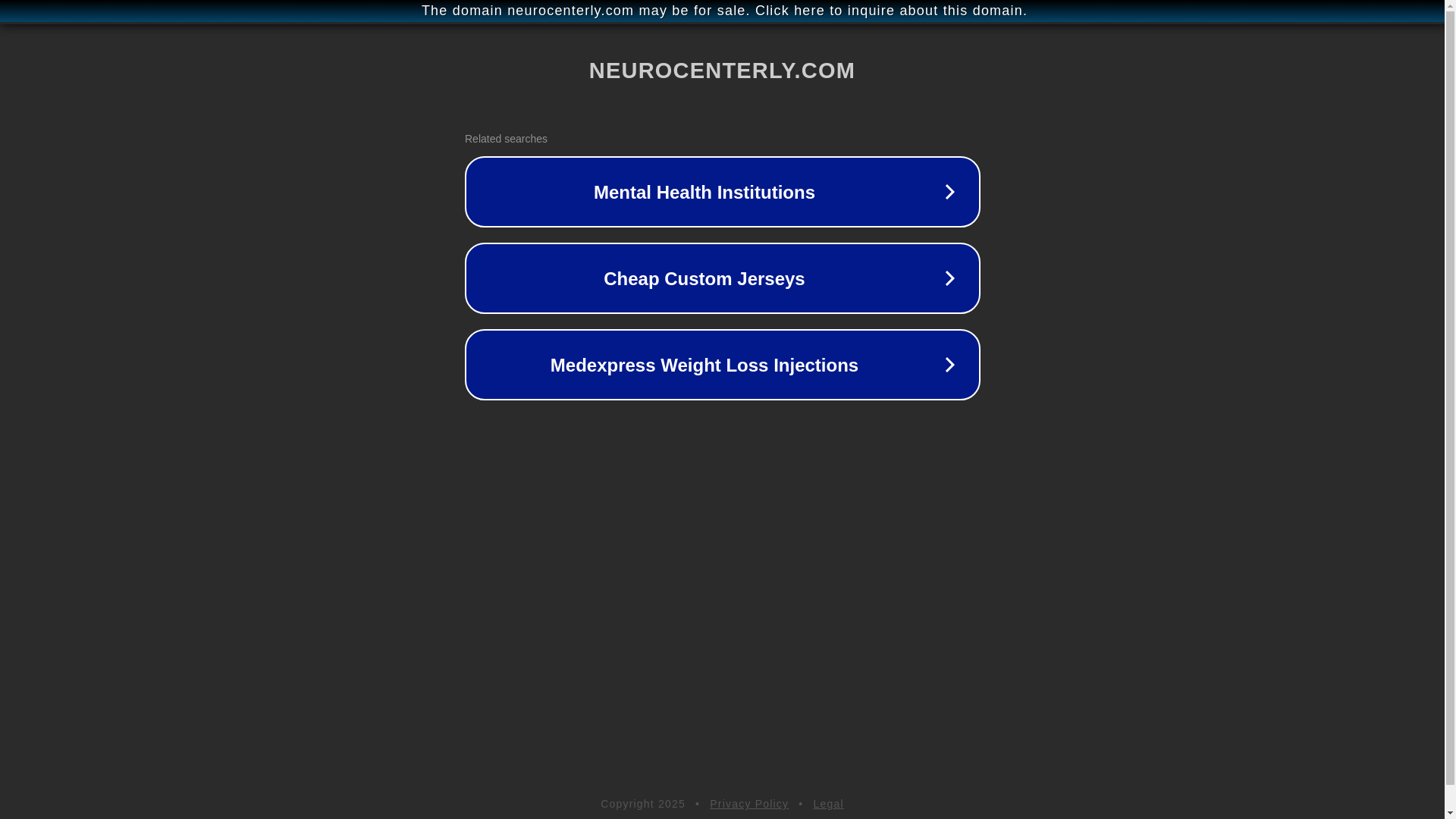 website screenshot of https://neurocenterly.com/