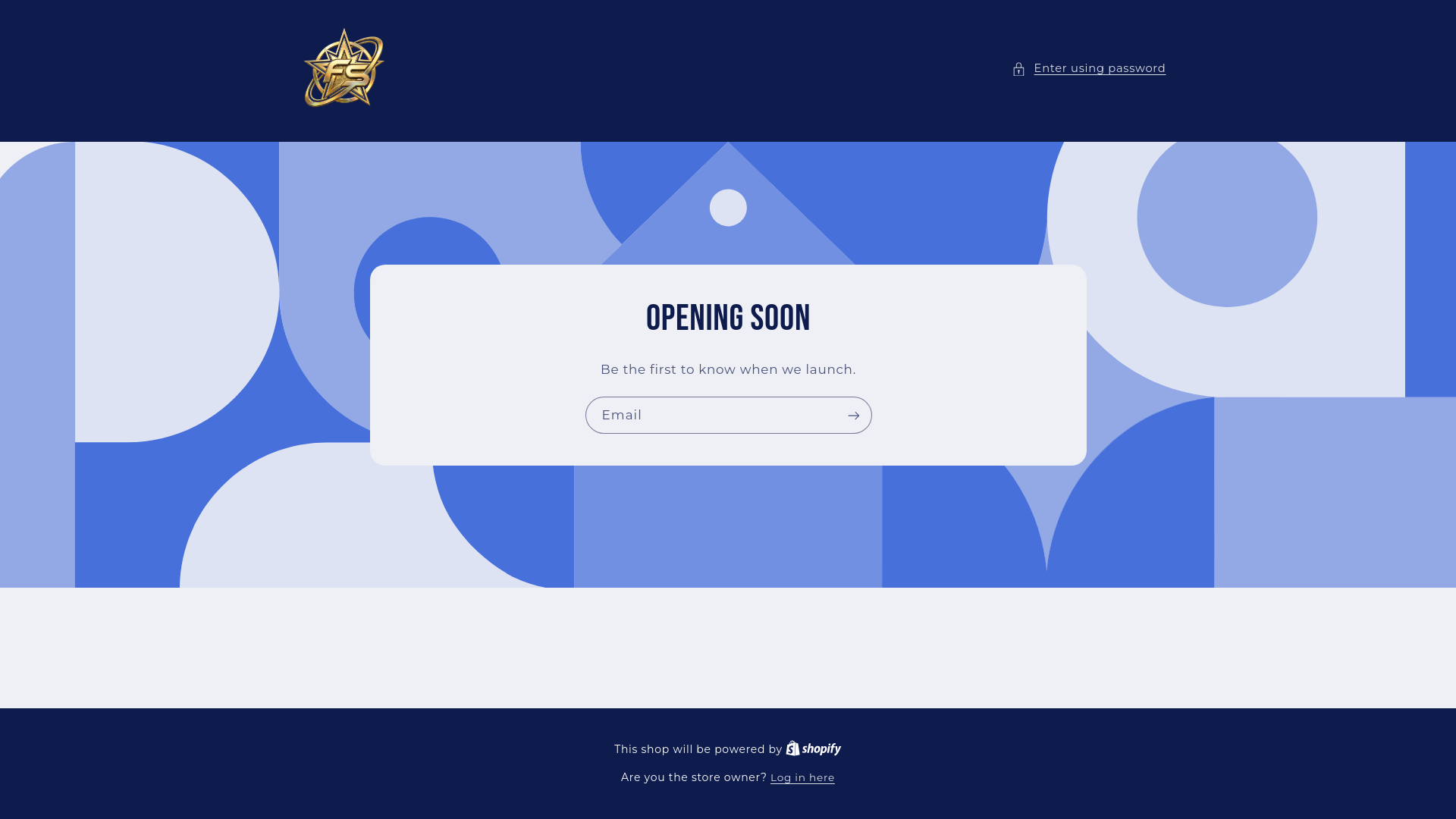 website screenshot of https://futurestarscollectibles.com/