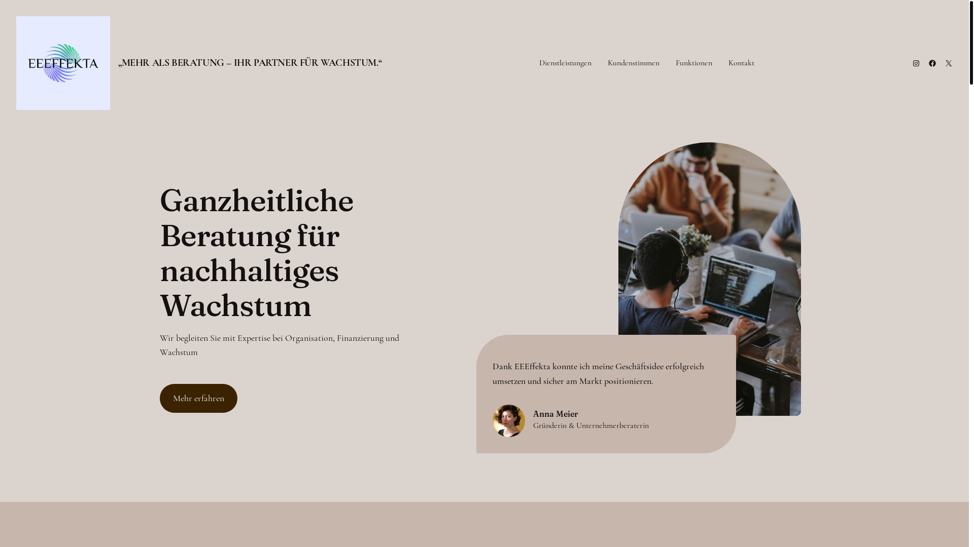website screenshot of https://eeeffekta.de/