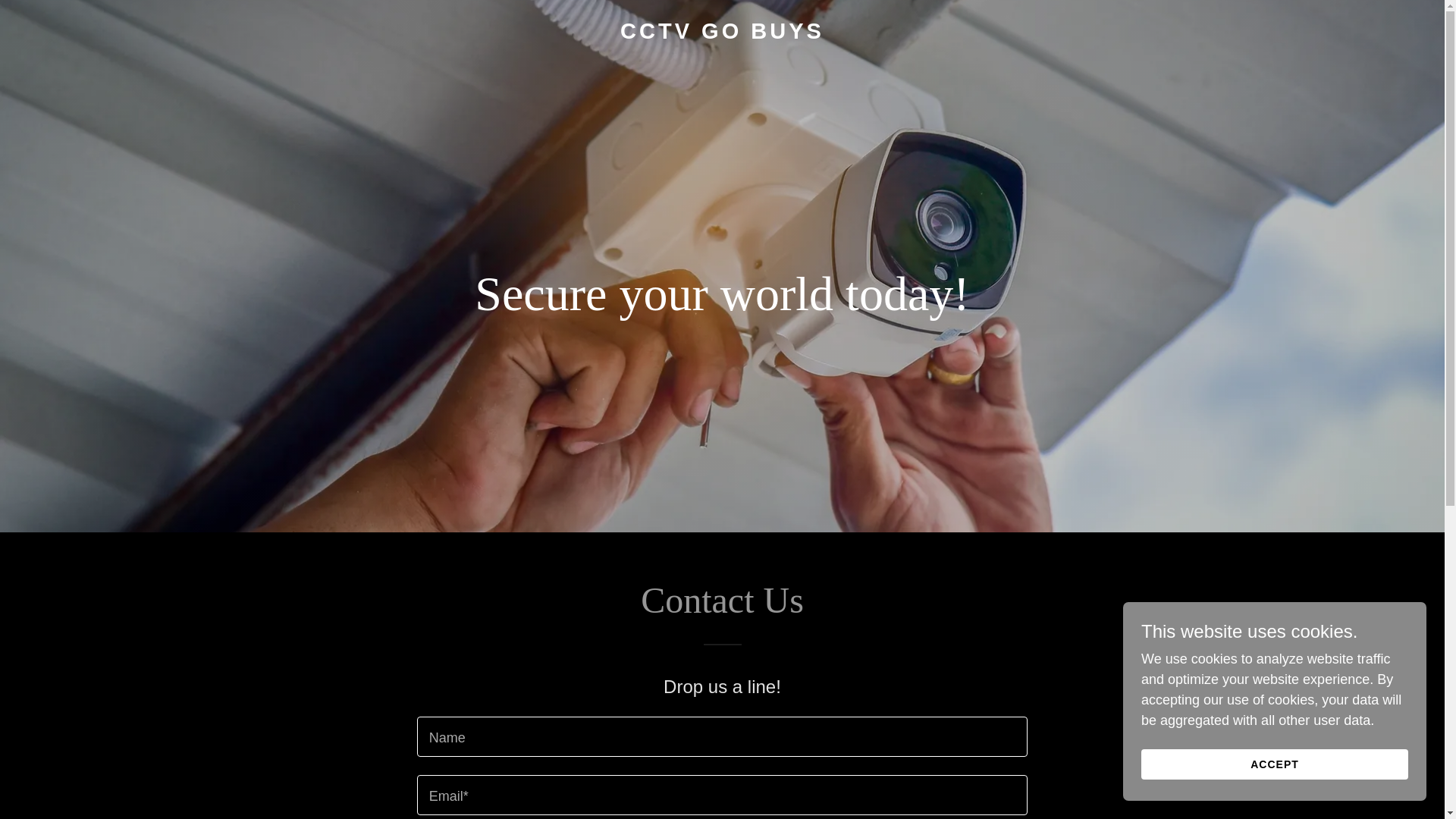 website screenshot of https://cctvgobuys.com/