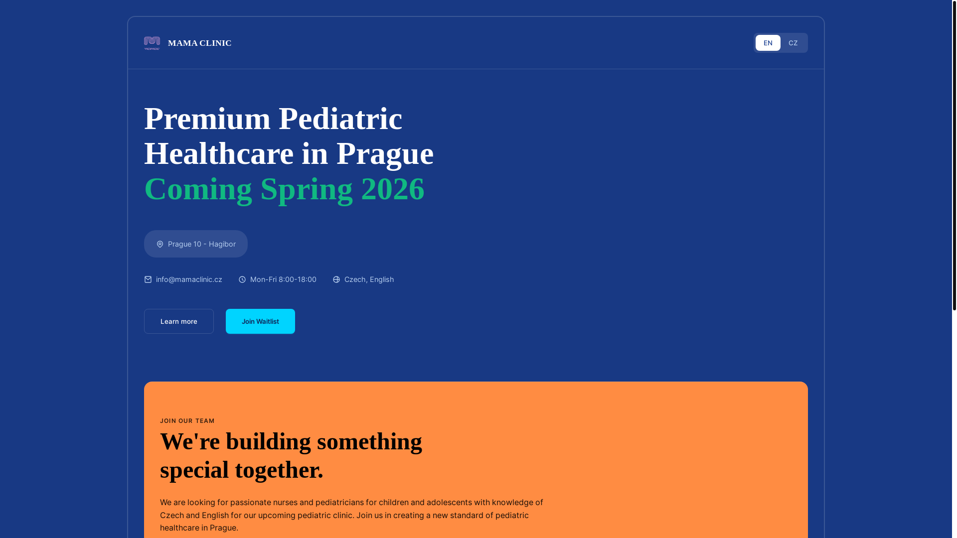 website screenshot of https://mamaclandingv4.pages.dev/