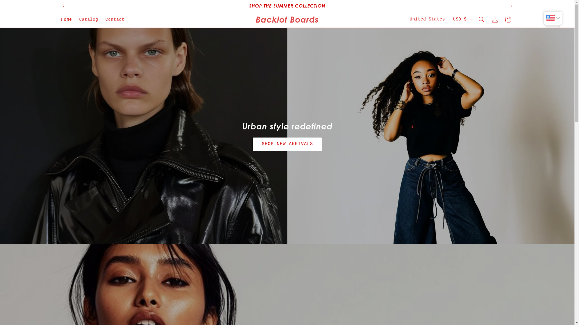 website screenshot of https://backlotboards.online/