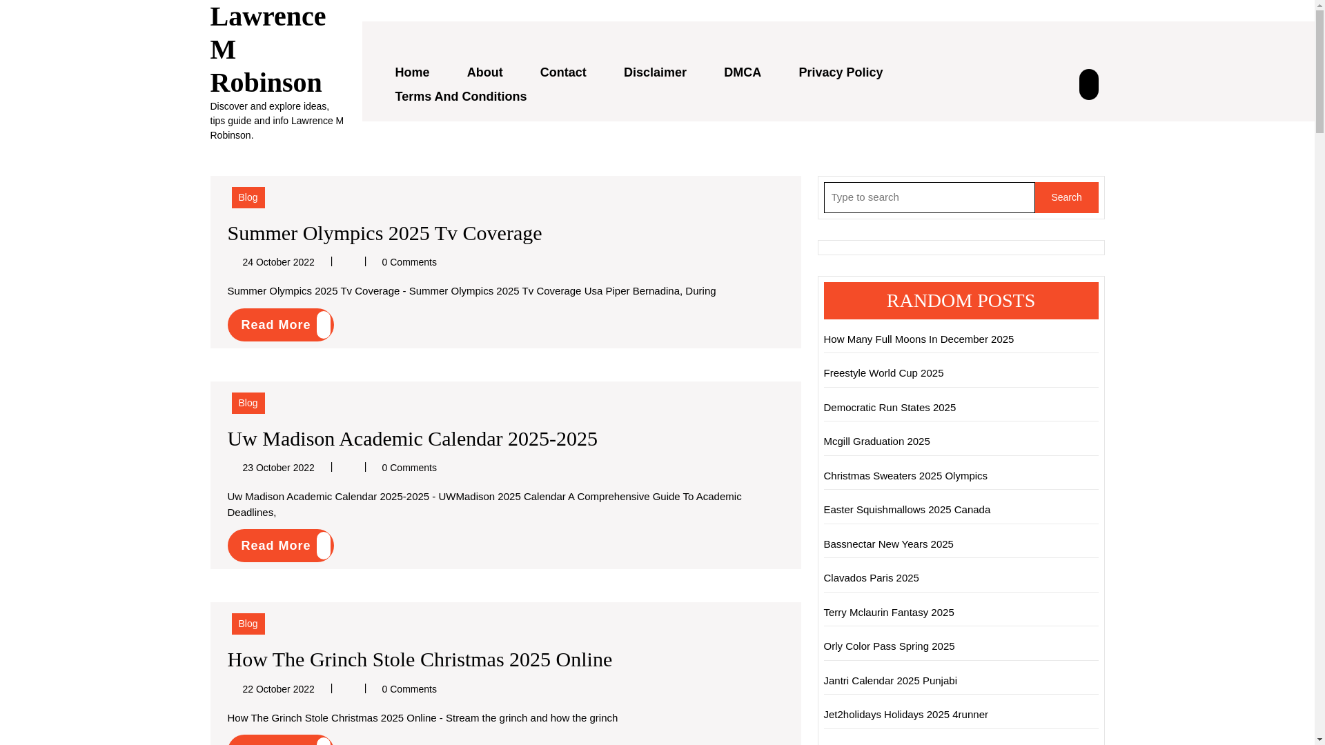 website screenshot of https://lawrencemrobinsonc.pages.dev/