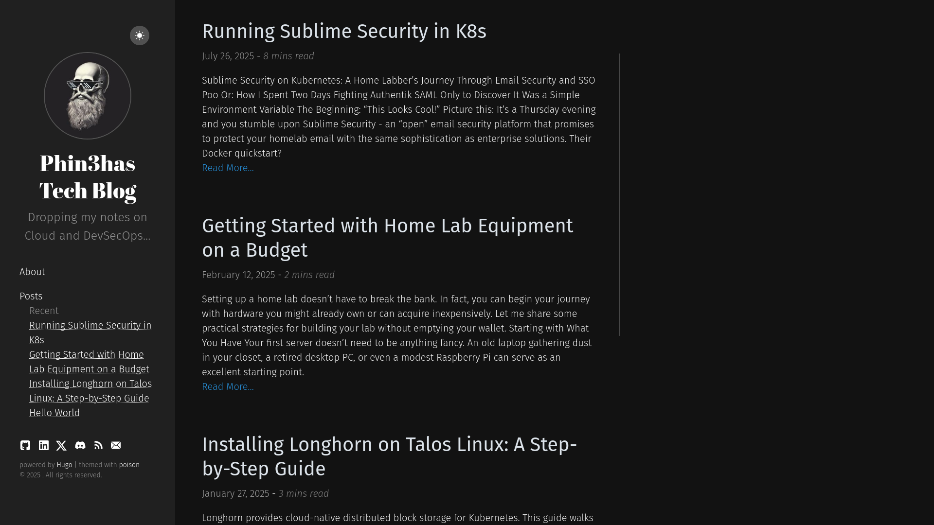 website screenshot of https://phin3has-blog.pages.dev/