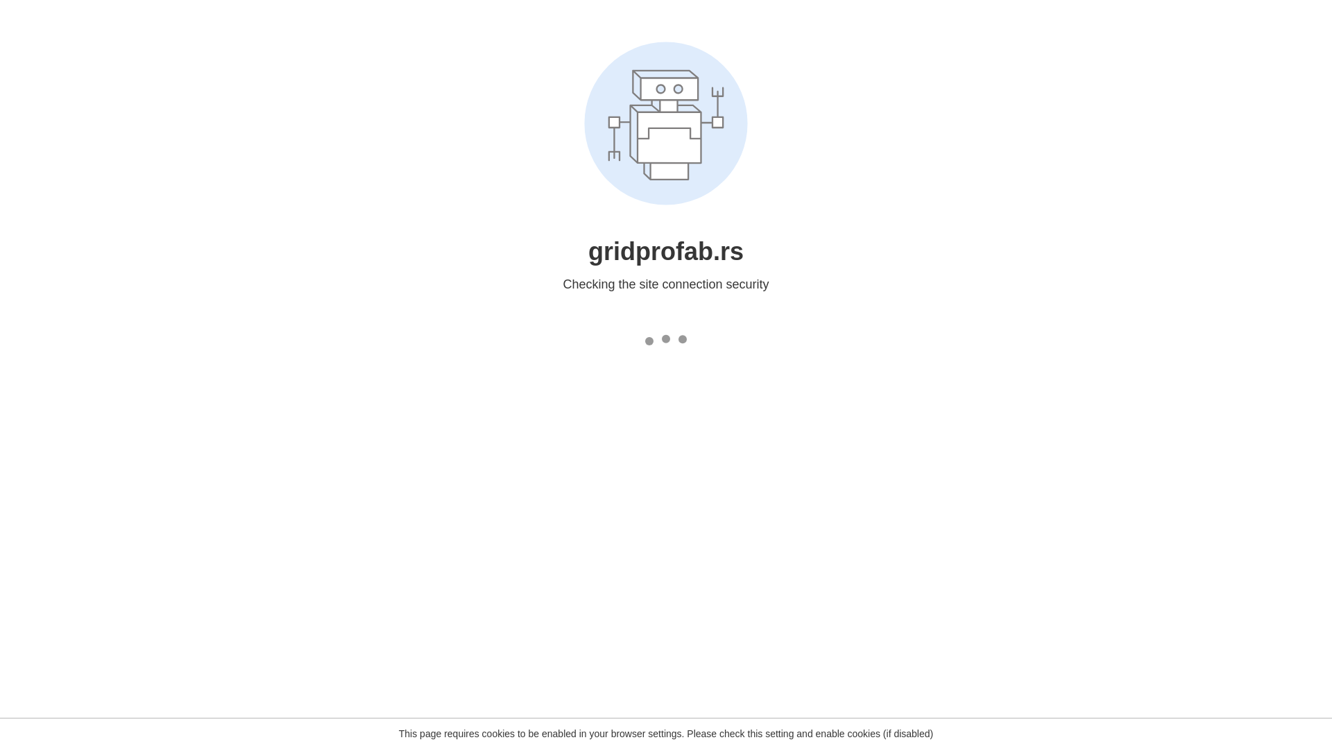 website screenshot of https://gridprofab.rs/