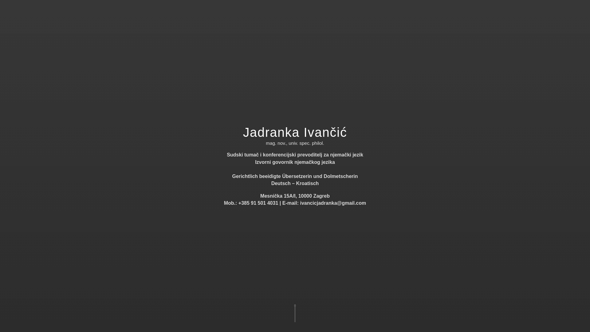 website screenshot of https://sudski-tumac-ivancic.hr/
