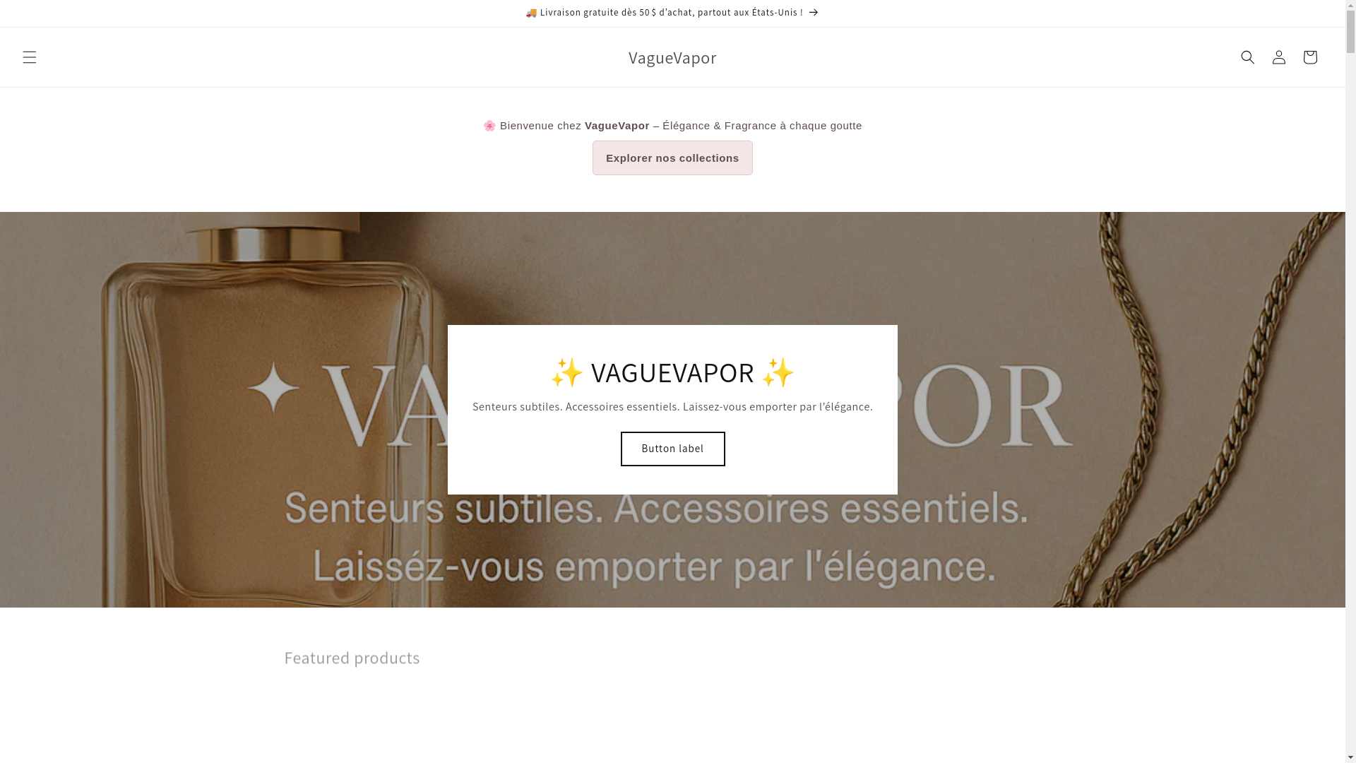 website screenshot of https://vaguevapor.com/