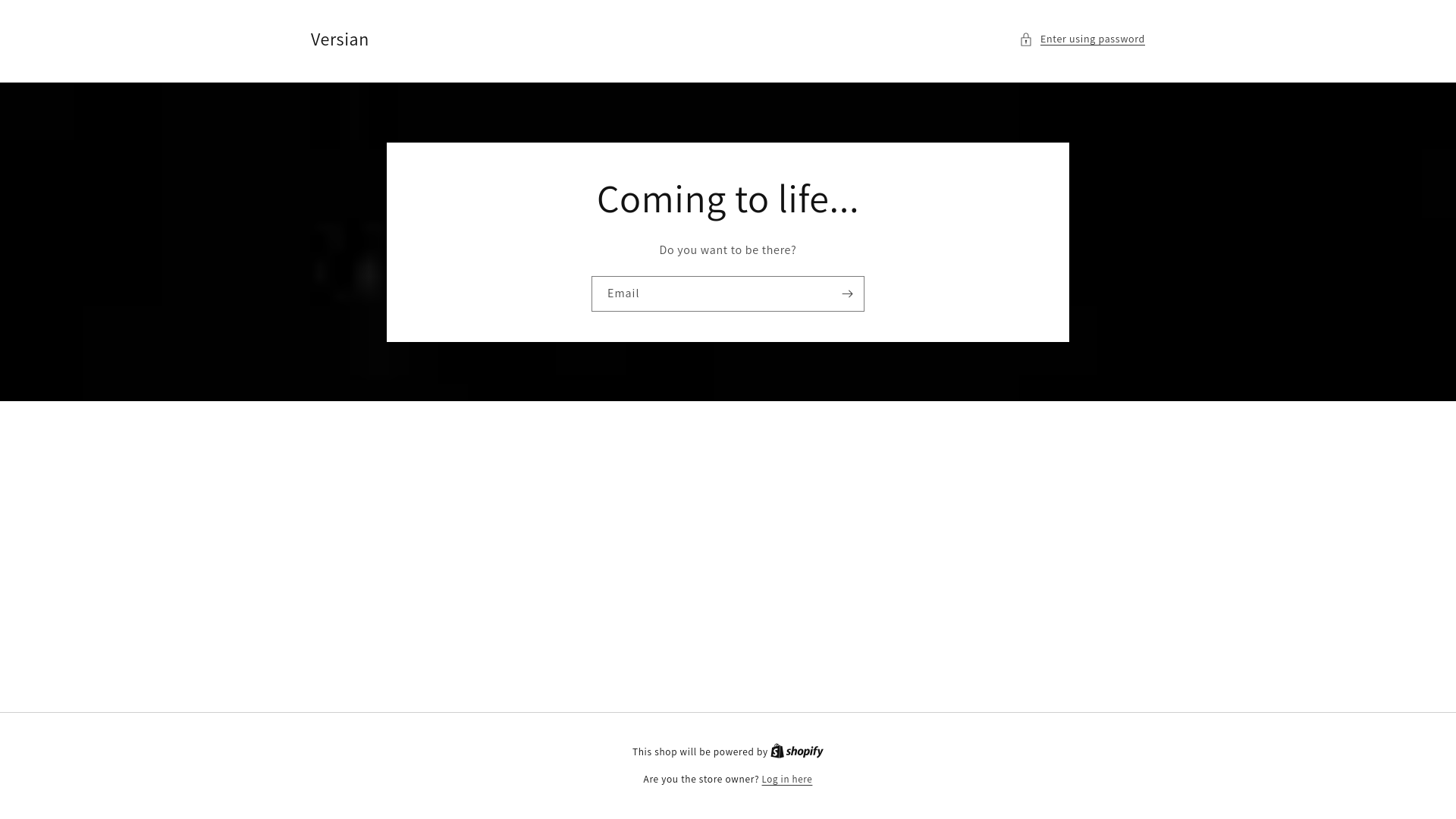 website screenshot of https://versian.online/