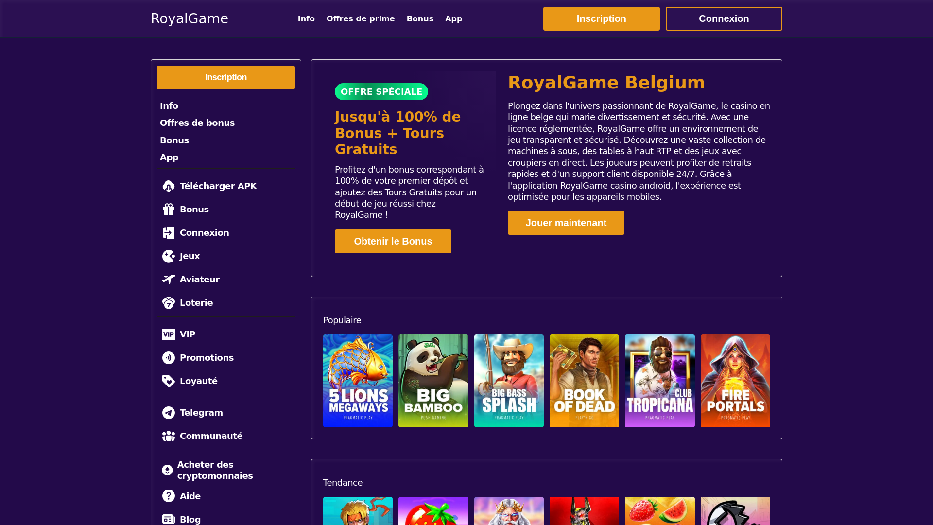 website screenshot of https://royalgamebelgium-com.pages.dev/