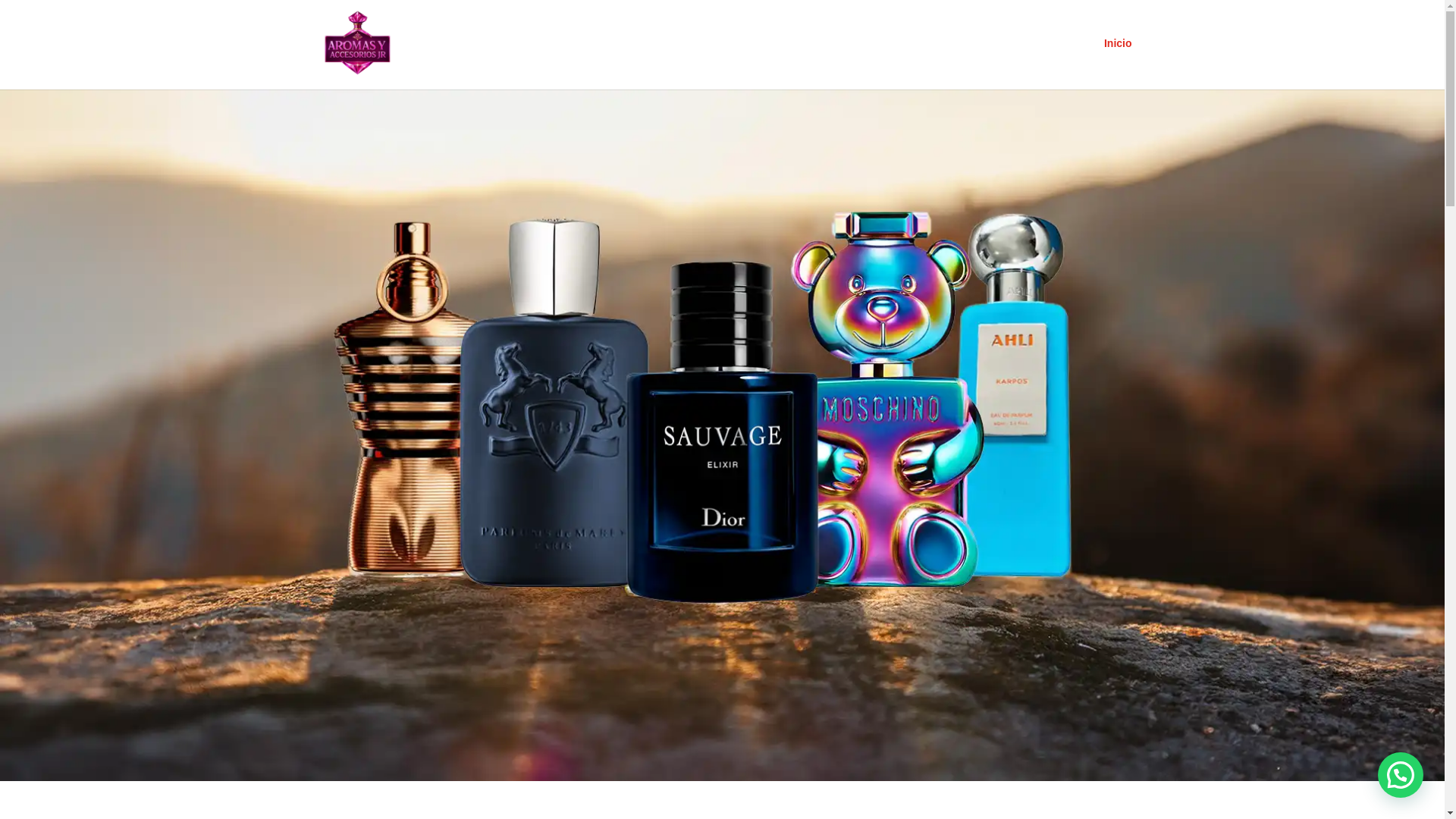 website screenshot of https://aromasyaccesoriosjr.com.co/