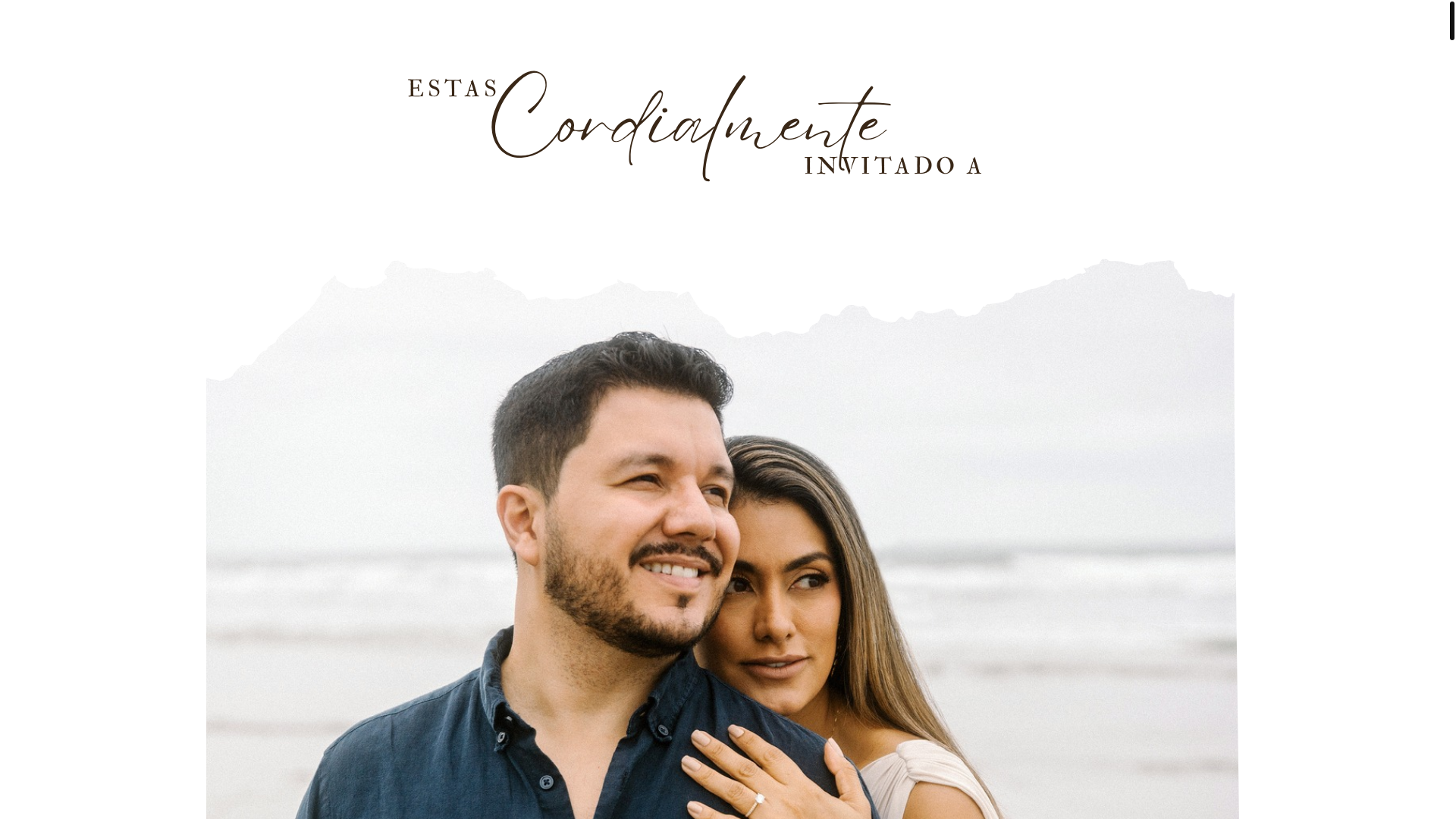 website screenshot of https://karenricardowedding.com/