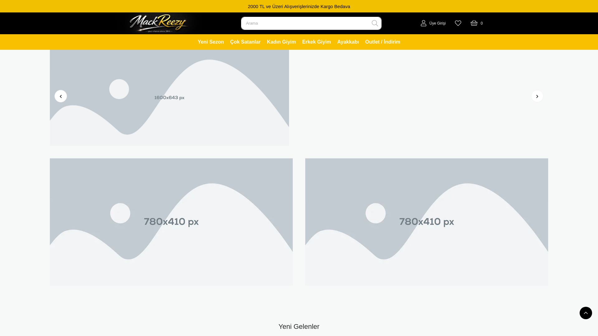 website screenshot of https://mackreezy.com/