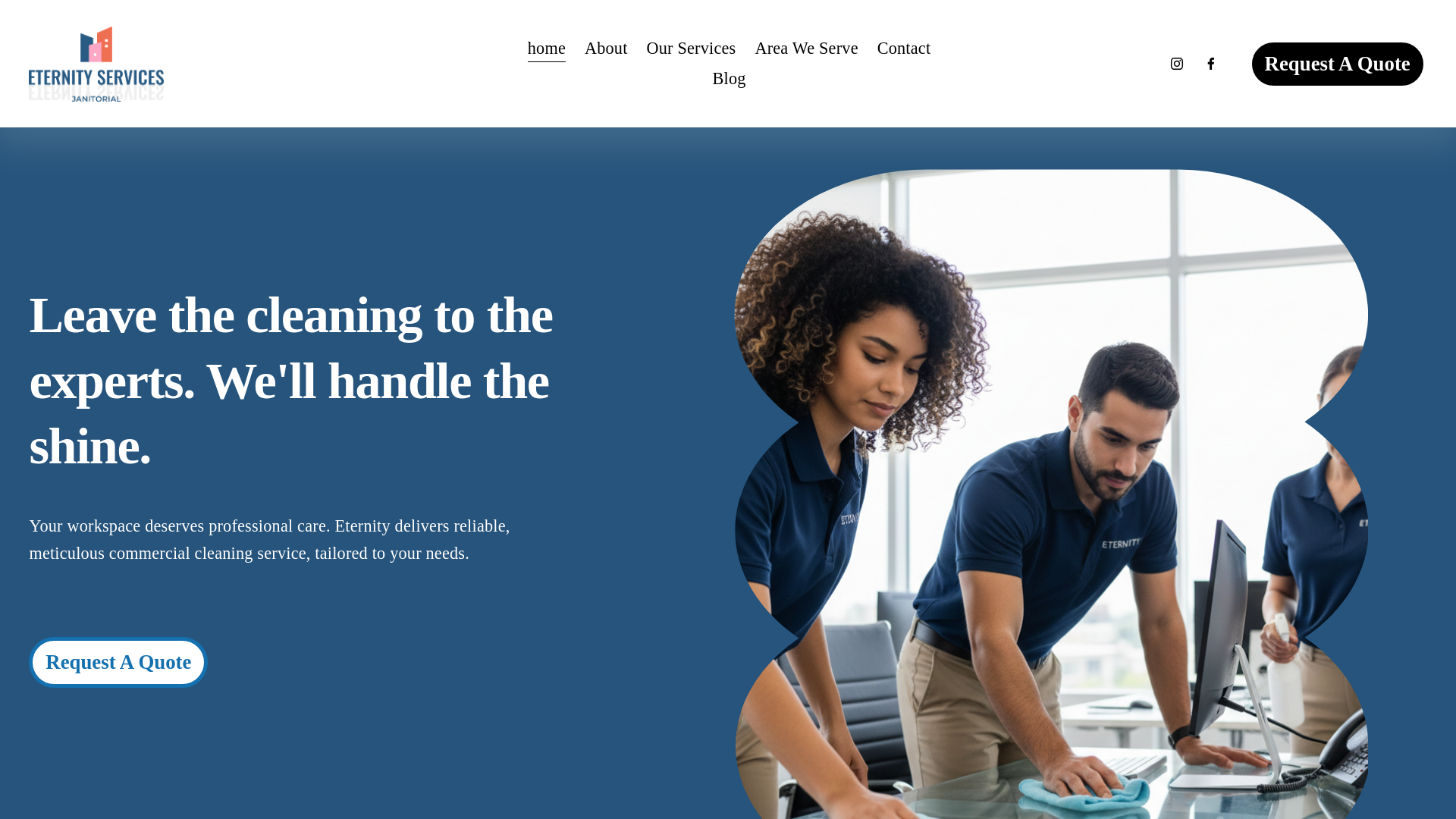 website screenshot of https://eternityfacilitycare.com/