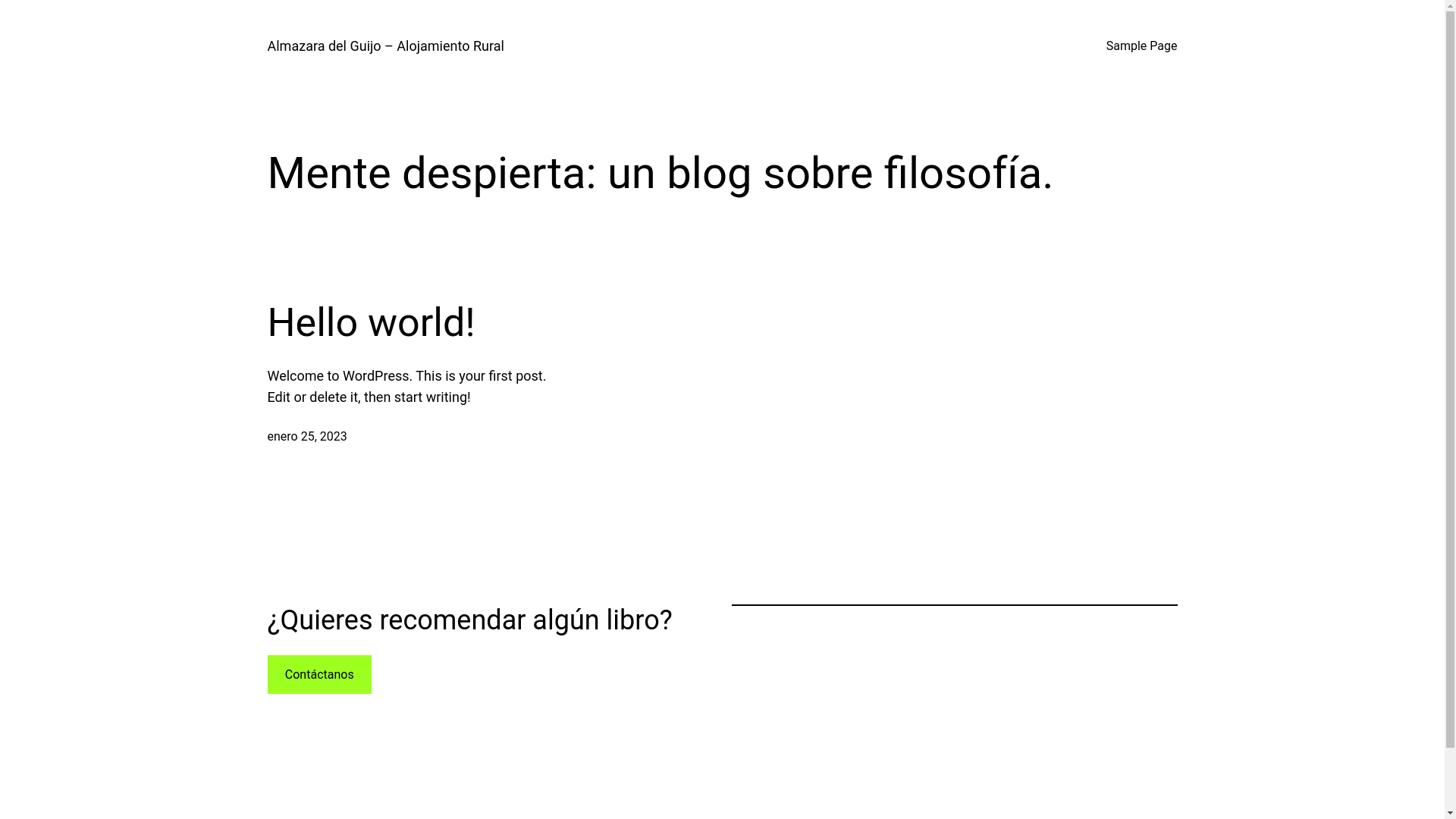 website screenshot of https://almazaradelguijo.com/