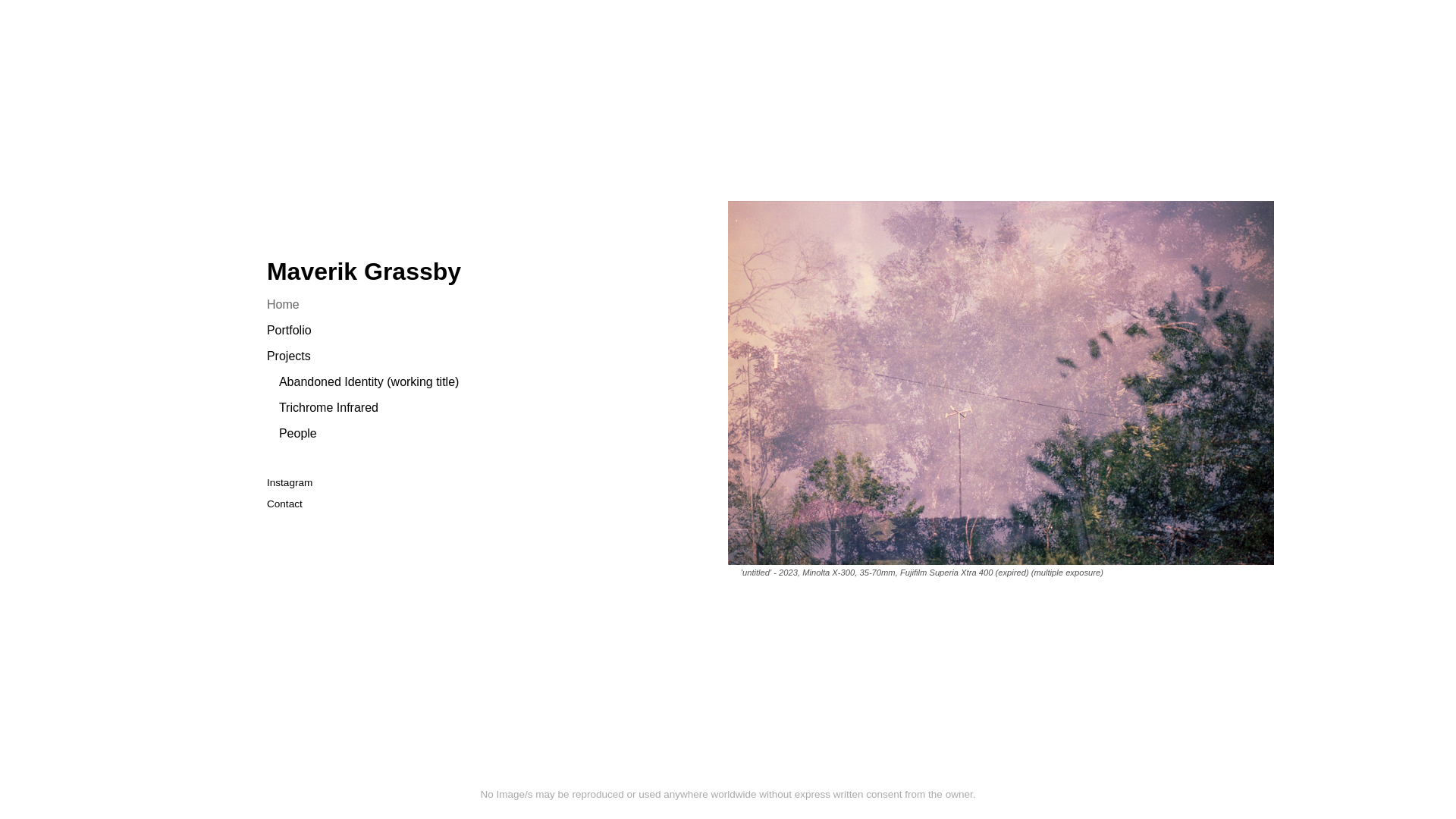 website screenshot of https://maverikgrassby.pages.dev/
