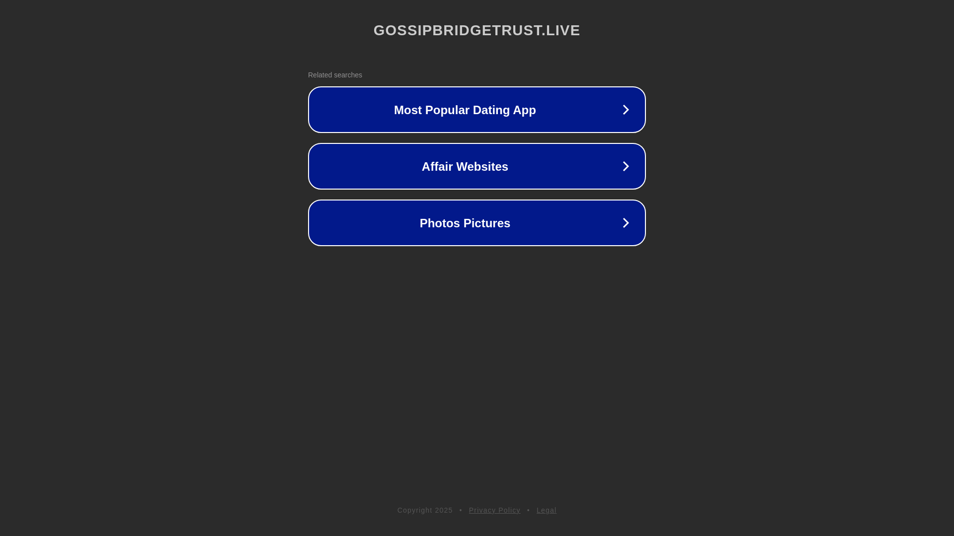 website screenshot of https://gossipbridgetrust.live/