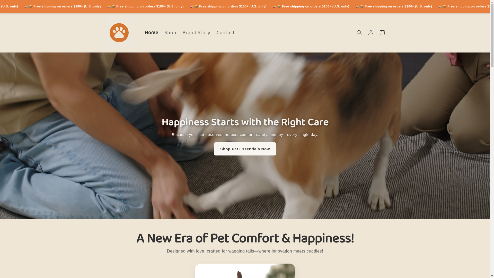 website screenshot of https://everpaws.shop/