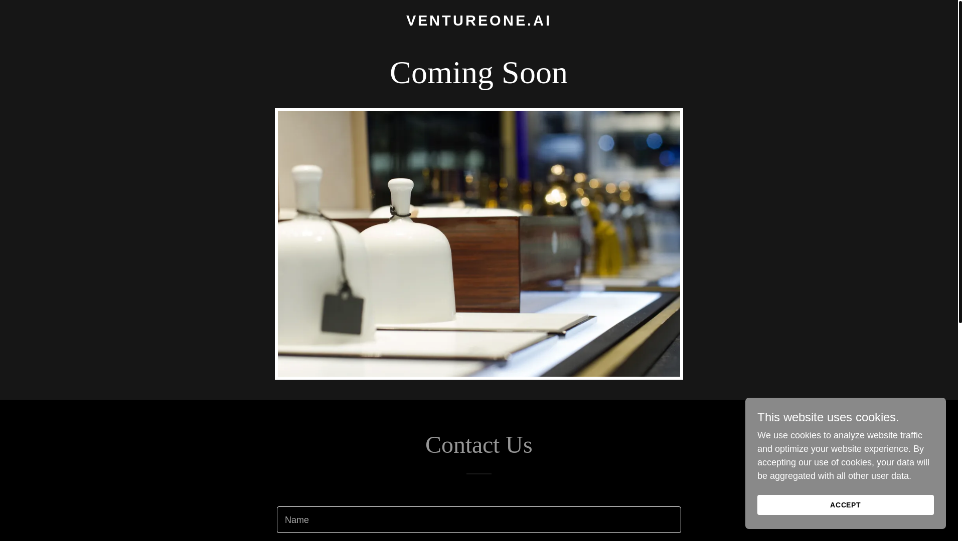 website screenshot of https://ventureone.ai/