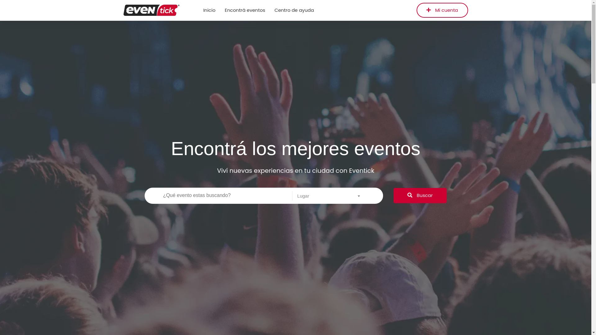 website screenshot of https://even-tick.com.ar/