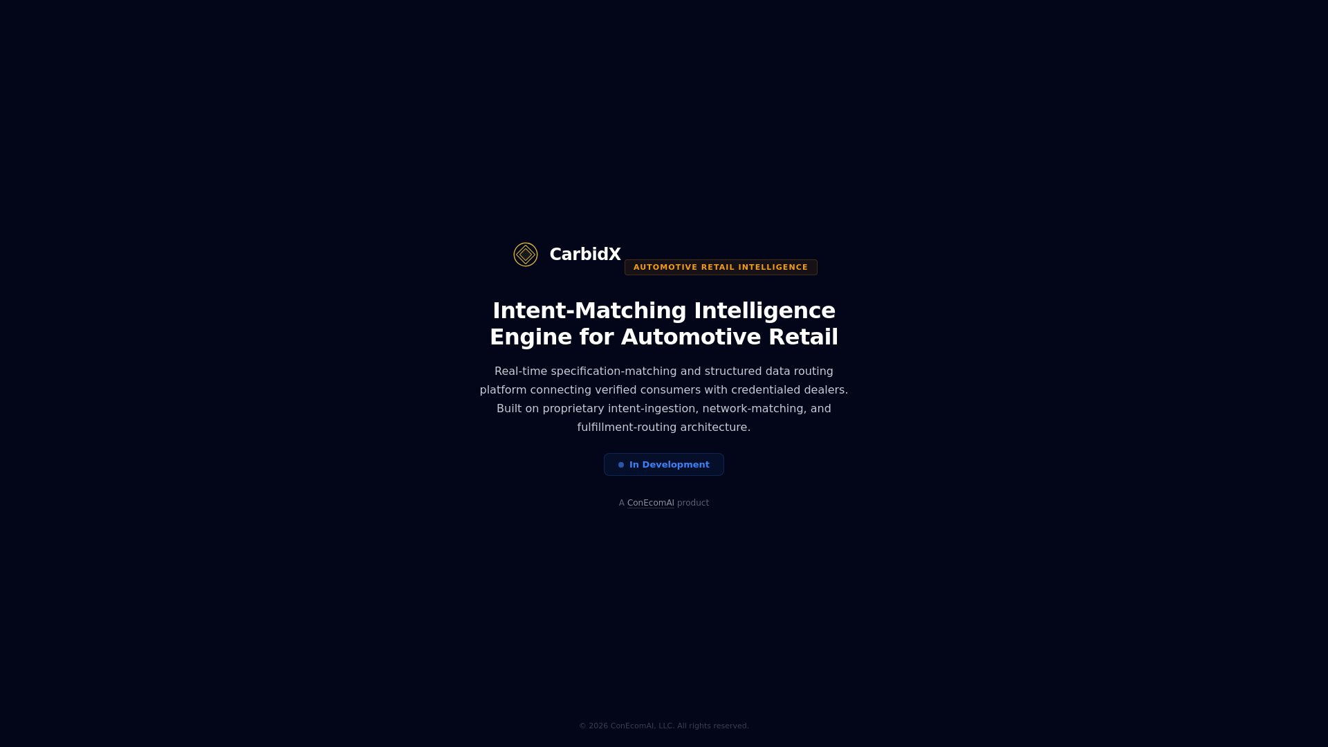 website screenshot of https://carbidx-site.pages.dev/