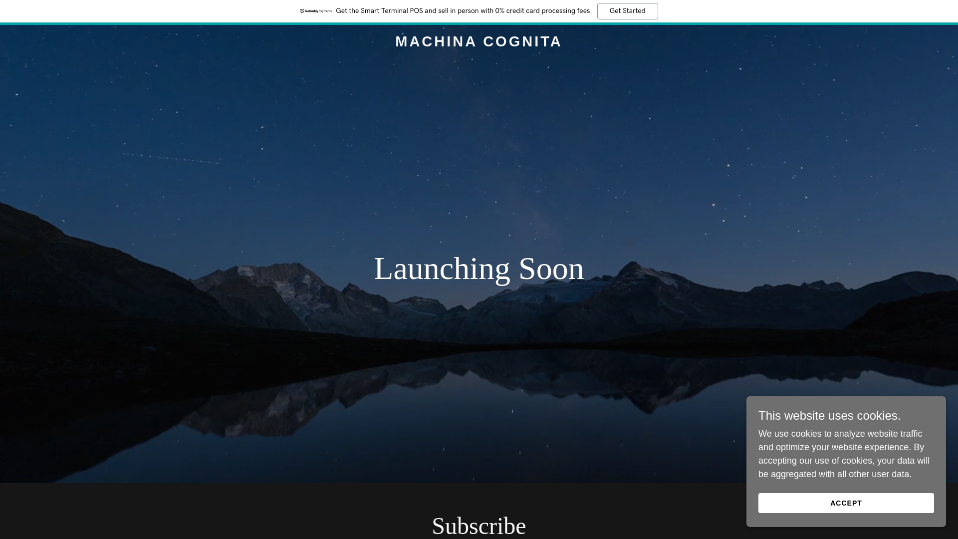 website screenshot of https://machinacognita.us/