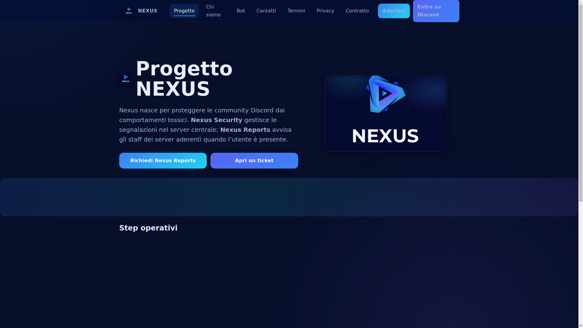 website screenshot of https://nexus-site.pages.dev/