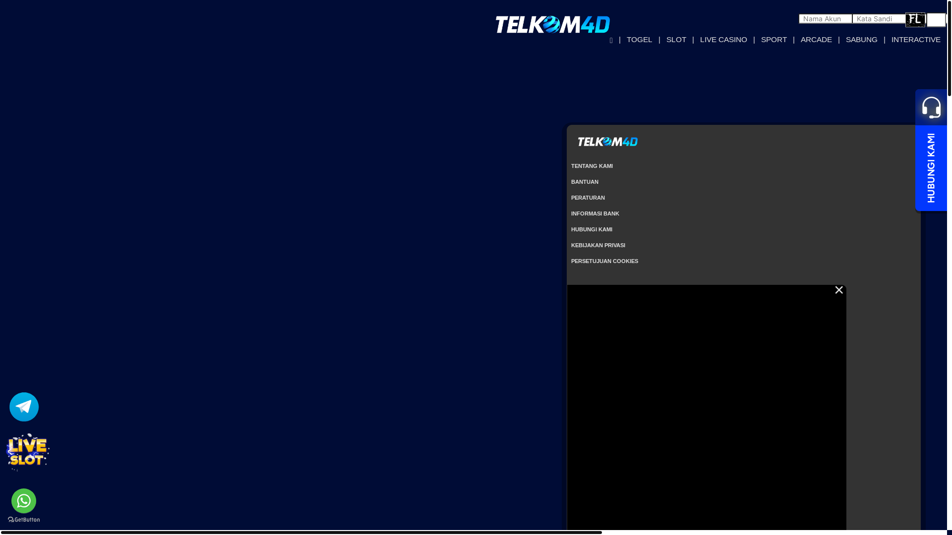 website screenshot of https://telkom4draja.com/