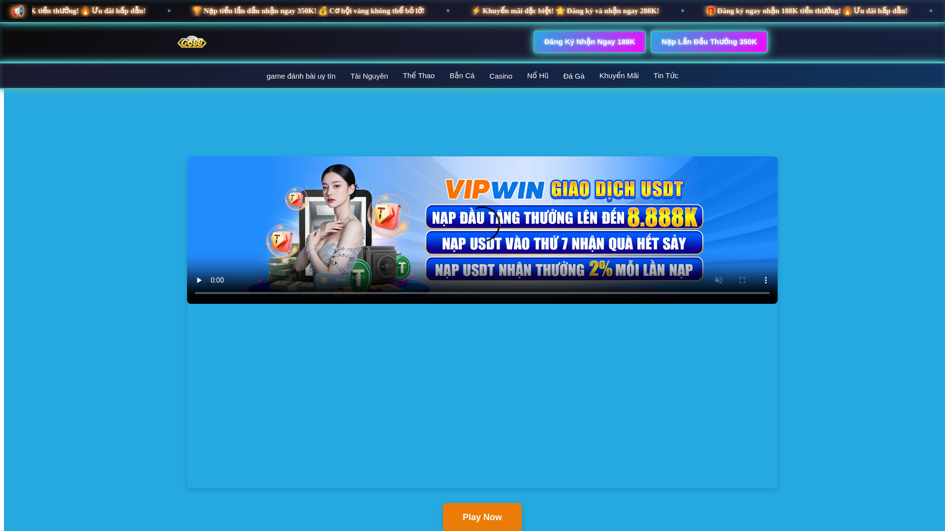 website screenshot of https://gamedanhbaiuybet.com/