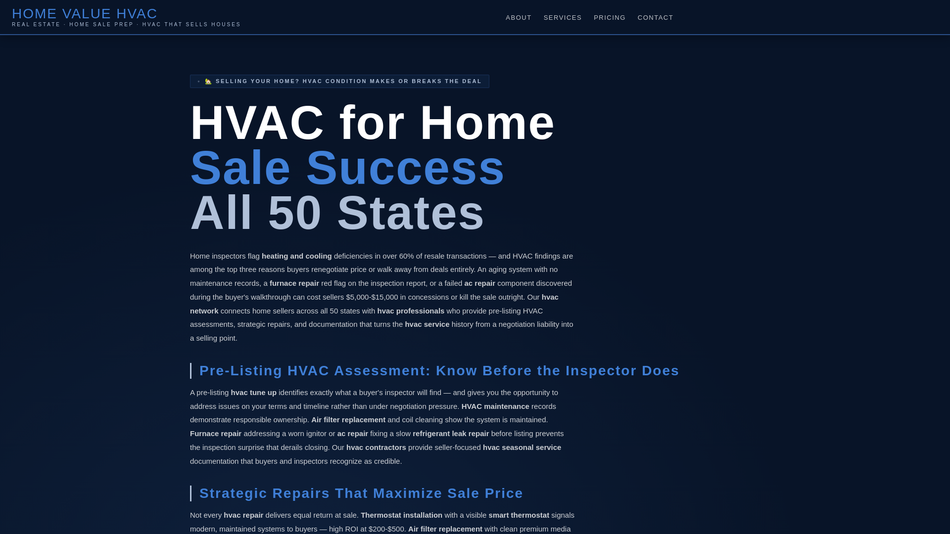 website screenshot of https://emergencyhvacservices.info/