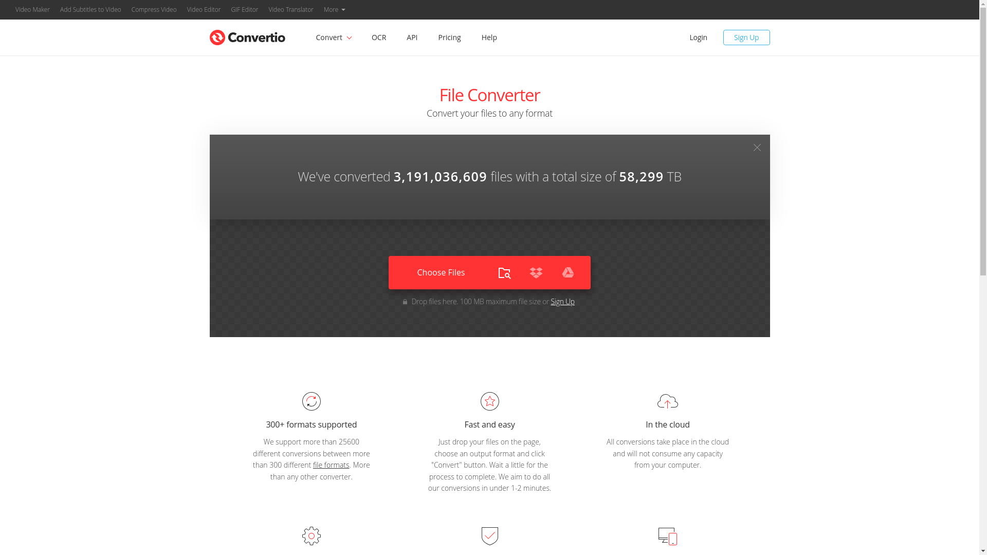 website screenshot of https://convertio.co/download/fde2ca2a75588c70369e20e41e9962a0811392/