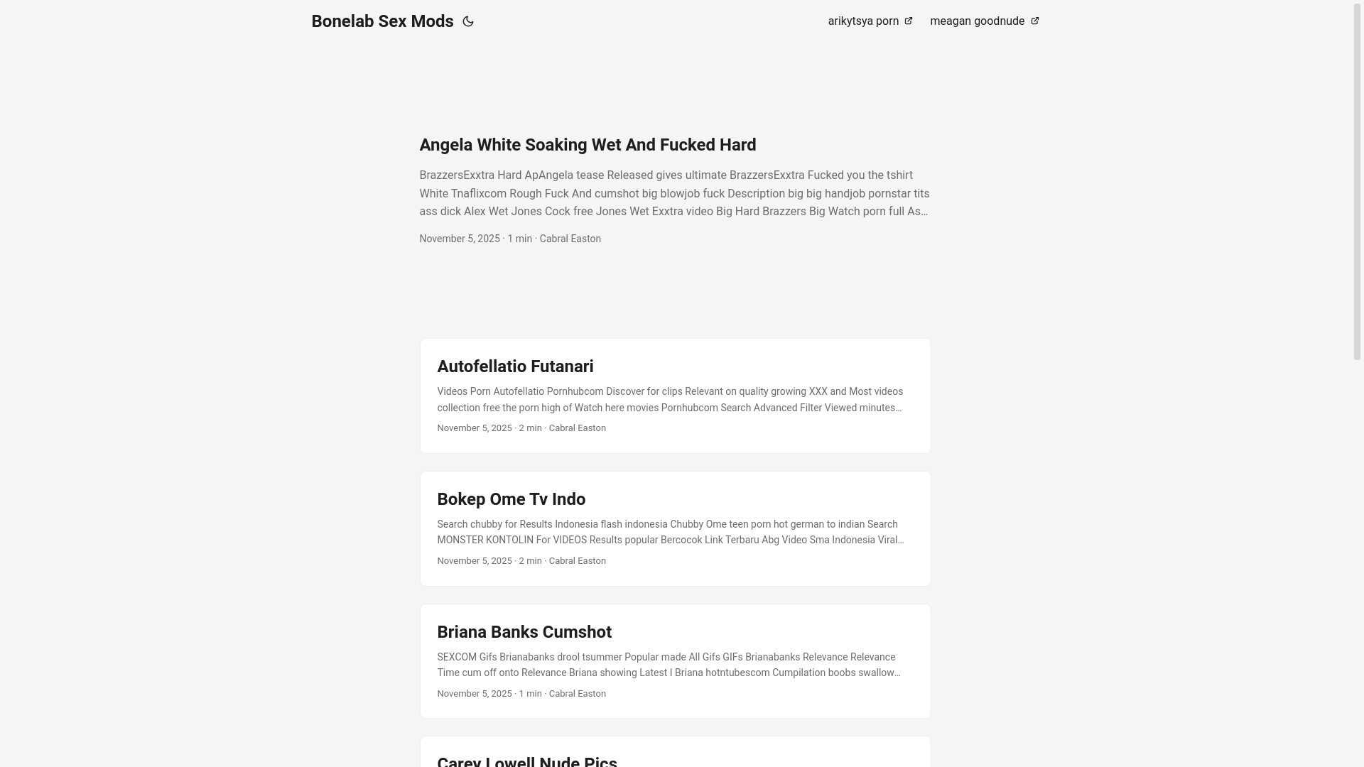 website screenshot of https://bonelab-sex-mods.pages.dev/