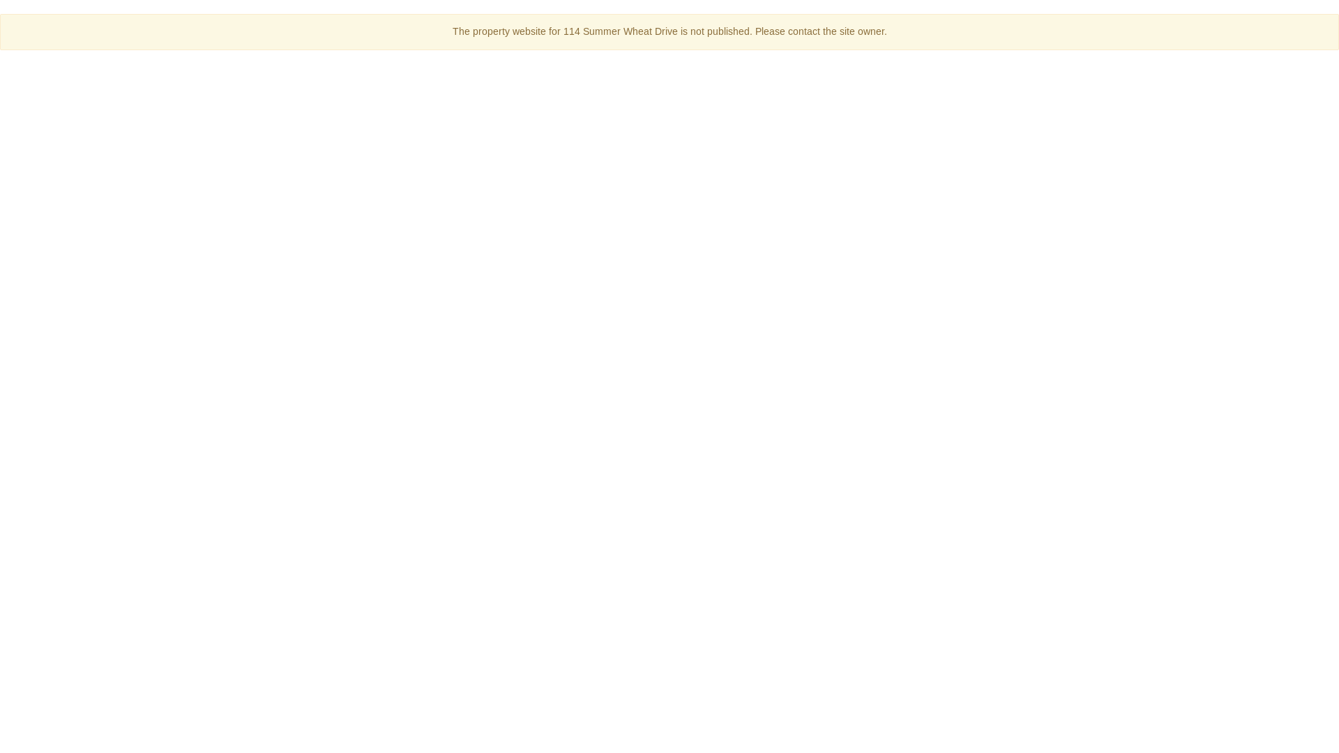 website screenshot of https://114summerwheatdrive.com/