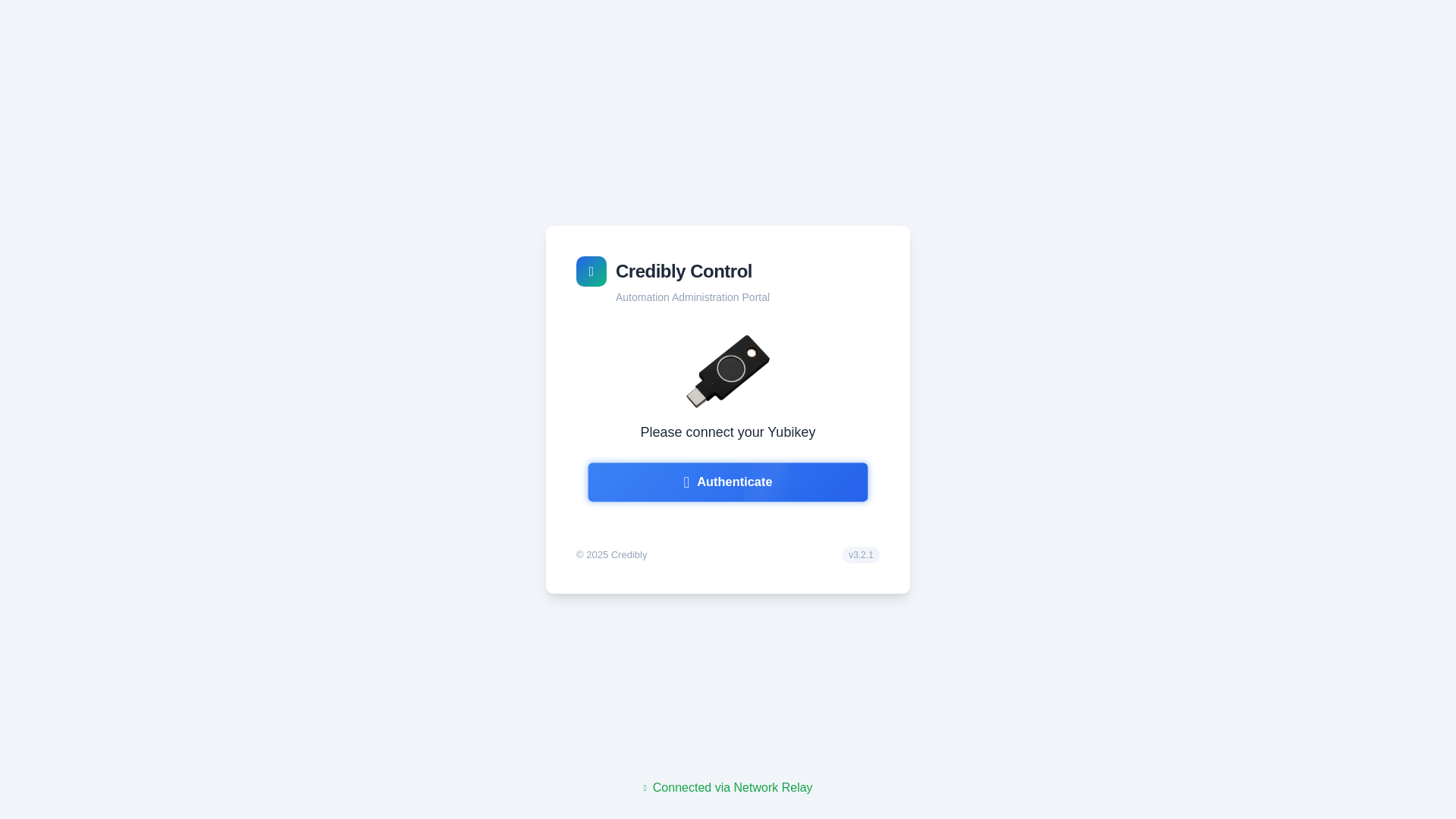website screenshot of https://credibly-control-demo-static.pages.dev/
