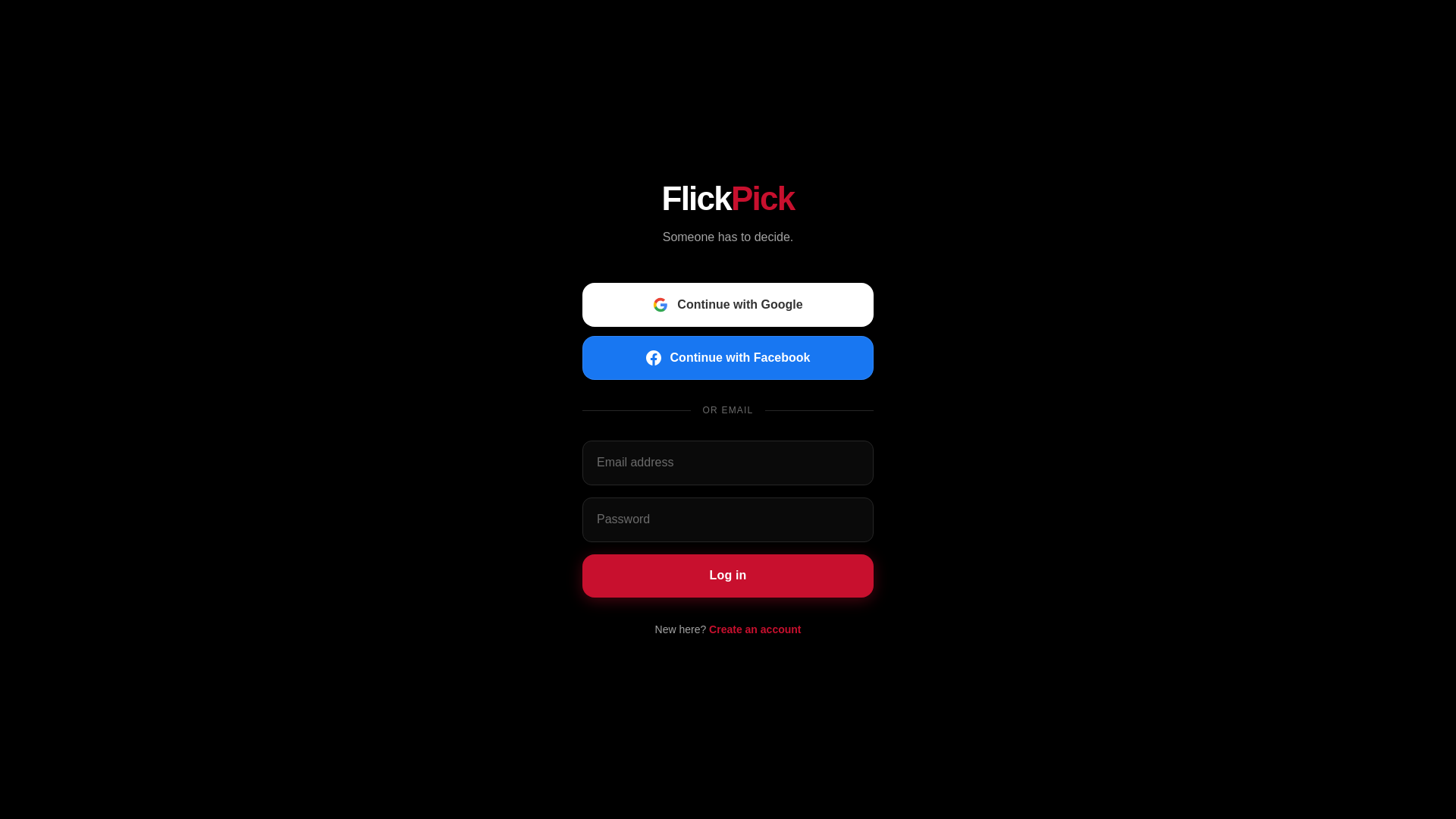 website screenshot of https://flickpick2.pages.dev/