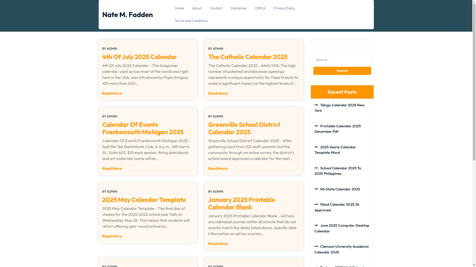 website screenshot of https://natemfadden.pages.dev/