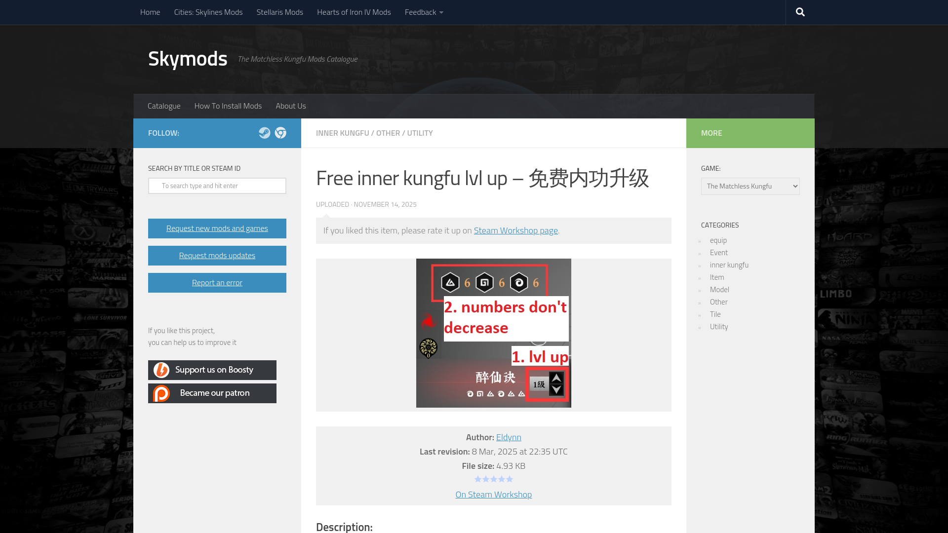 website screenshot of https://catalogue.smods.ru/archives/399571