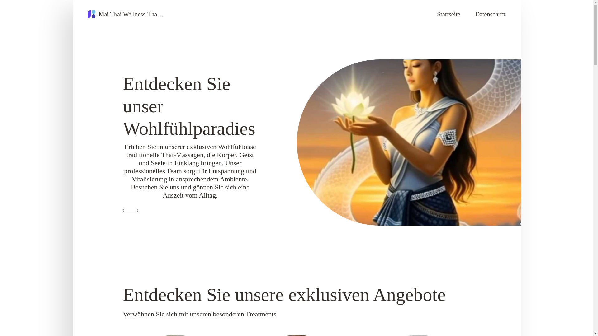 website screenshot of https://maithai-straubing.de/