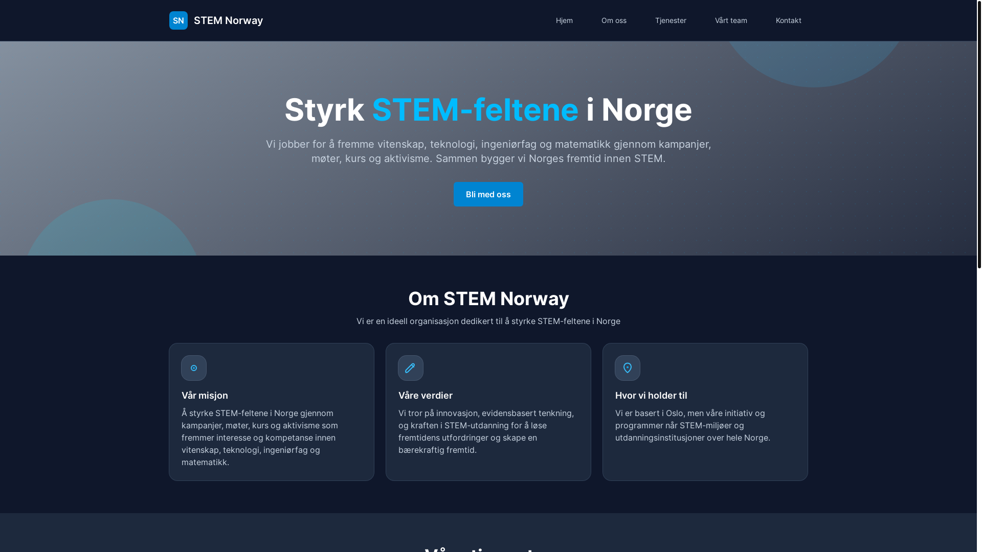 website screenshot of https://stemn.pages.dev/